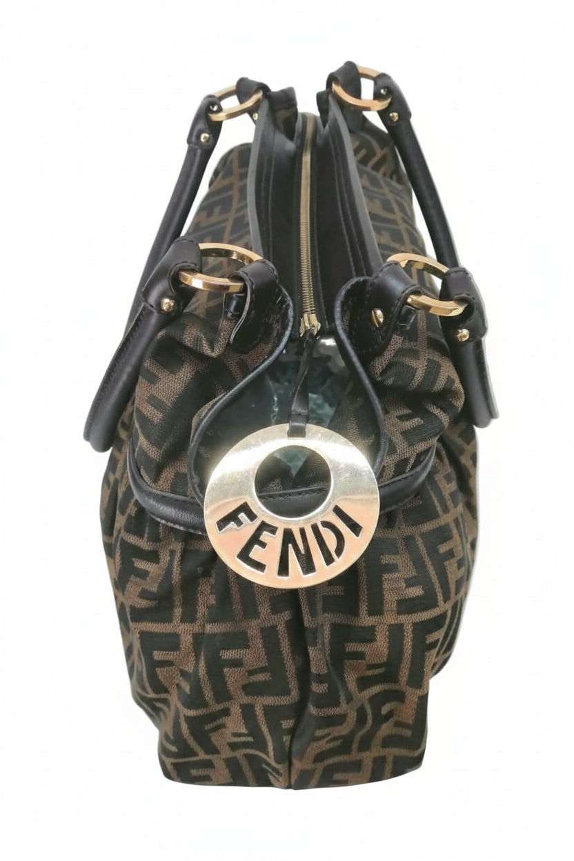 FENDI ZUCCA LARGE CHEF SHOPPER TOTE