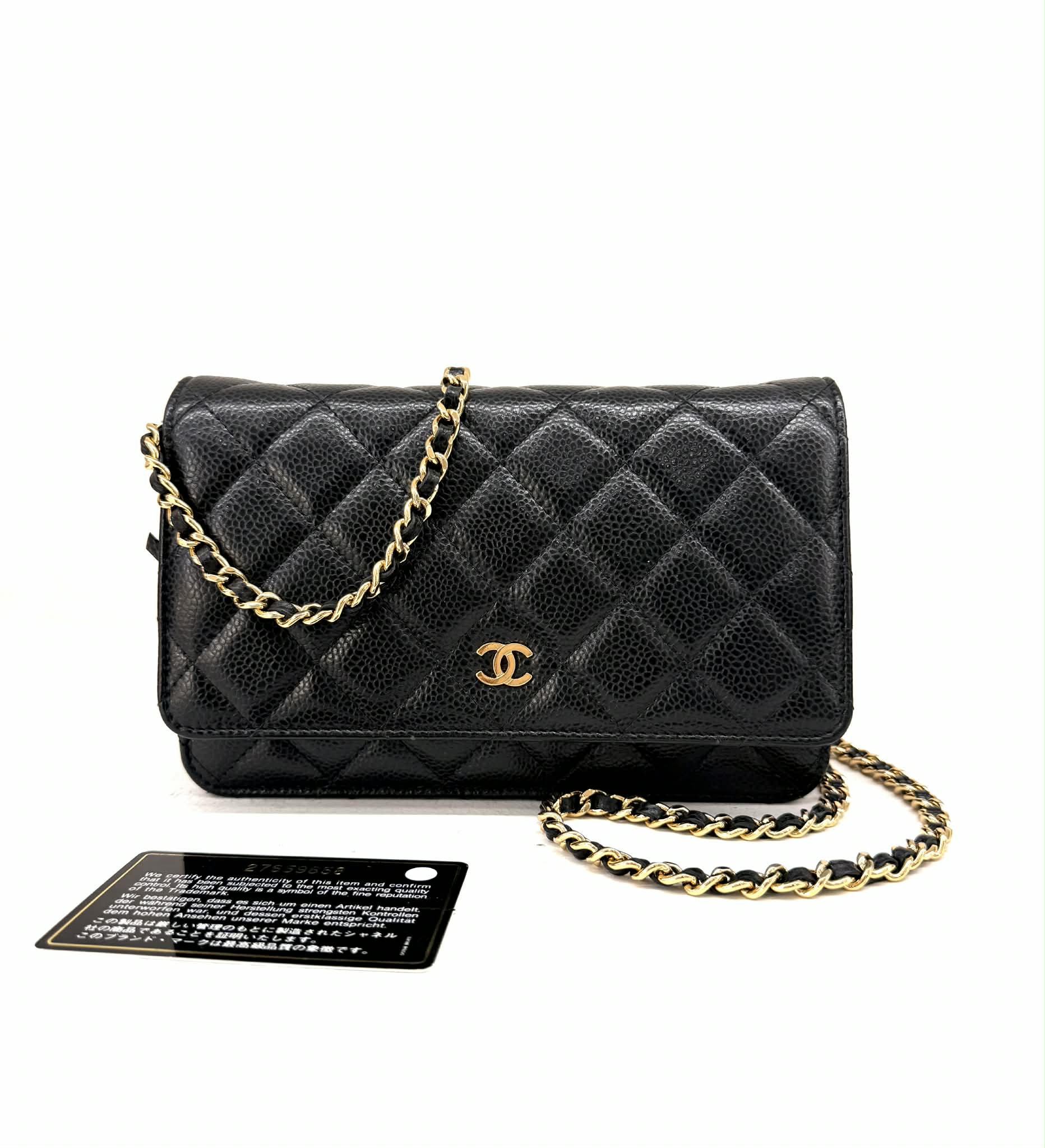CHANEL WALLET CHAIN NERA