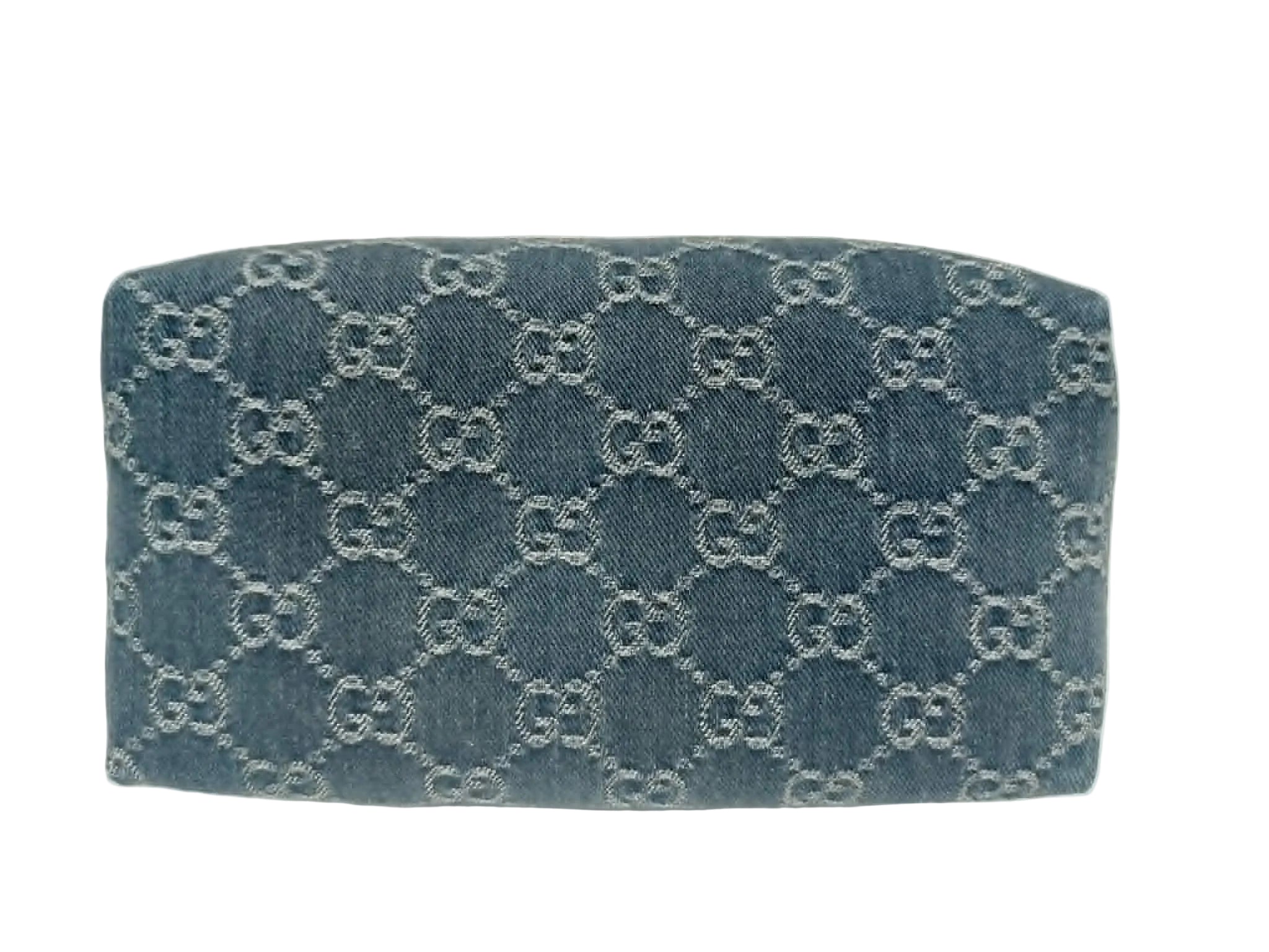 GUCCI BOSTON MINI BAULETTO DENIM GG