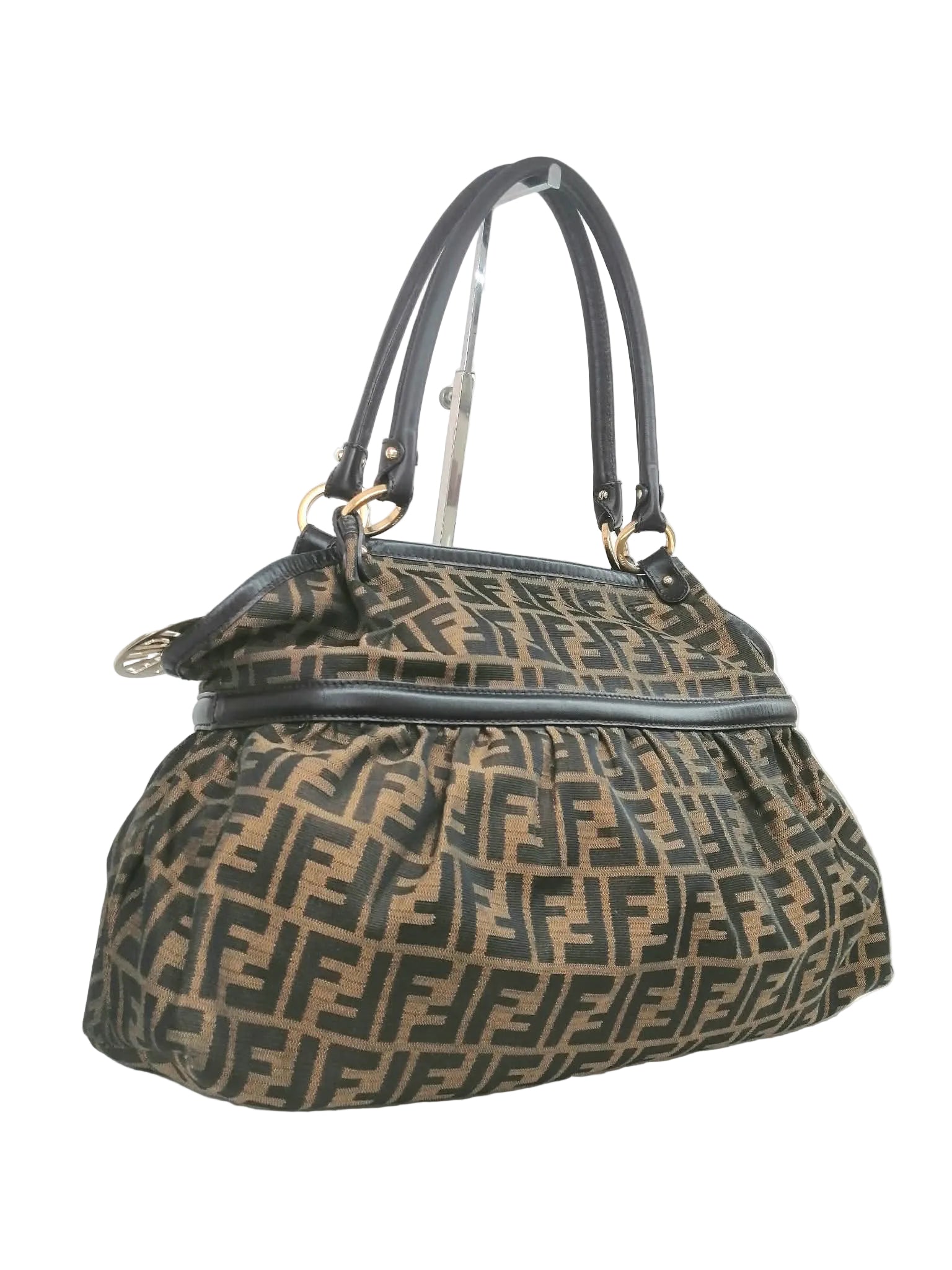 FENDI ZUCCA LARGE CHEF SHOPPER TOTE