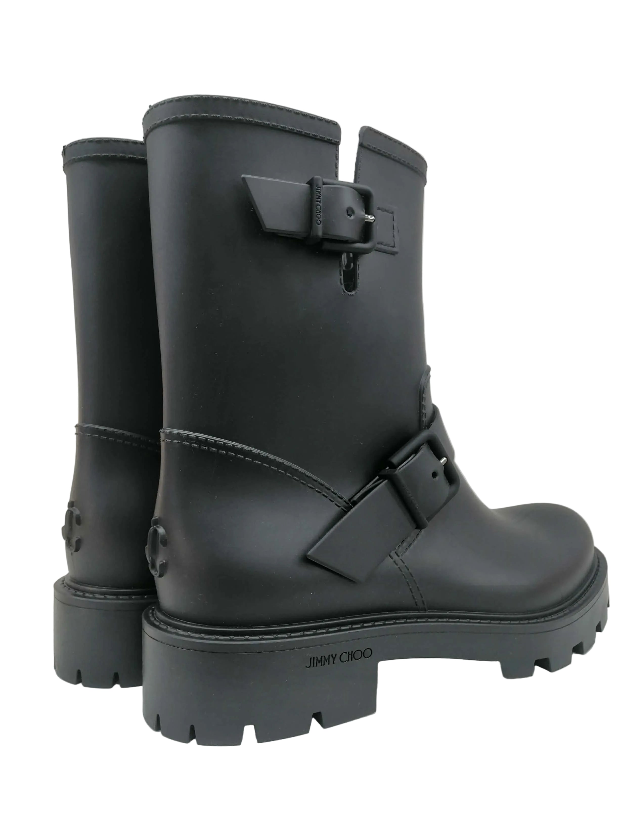 JIMMY CHOO STIVALETTI YAEL IN GOMMA N40