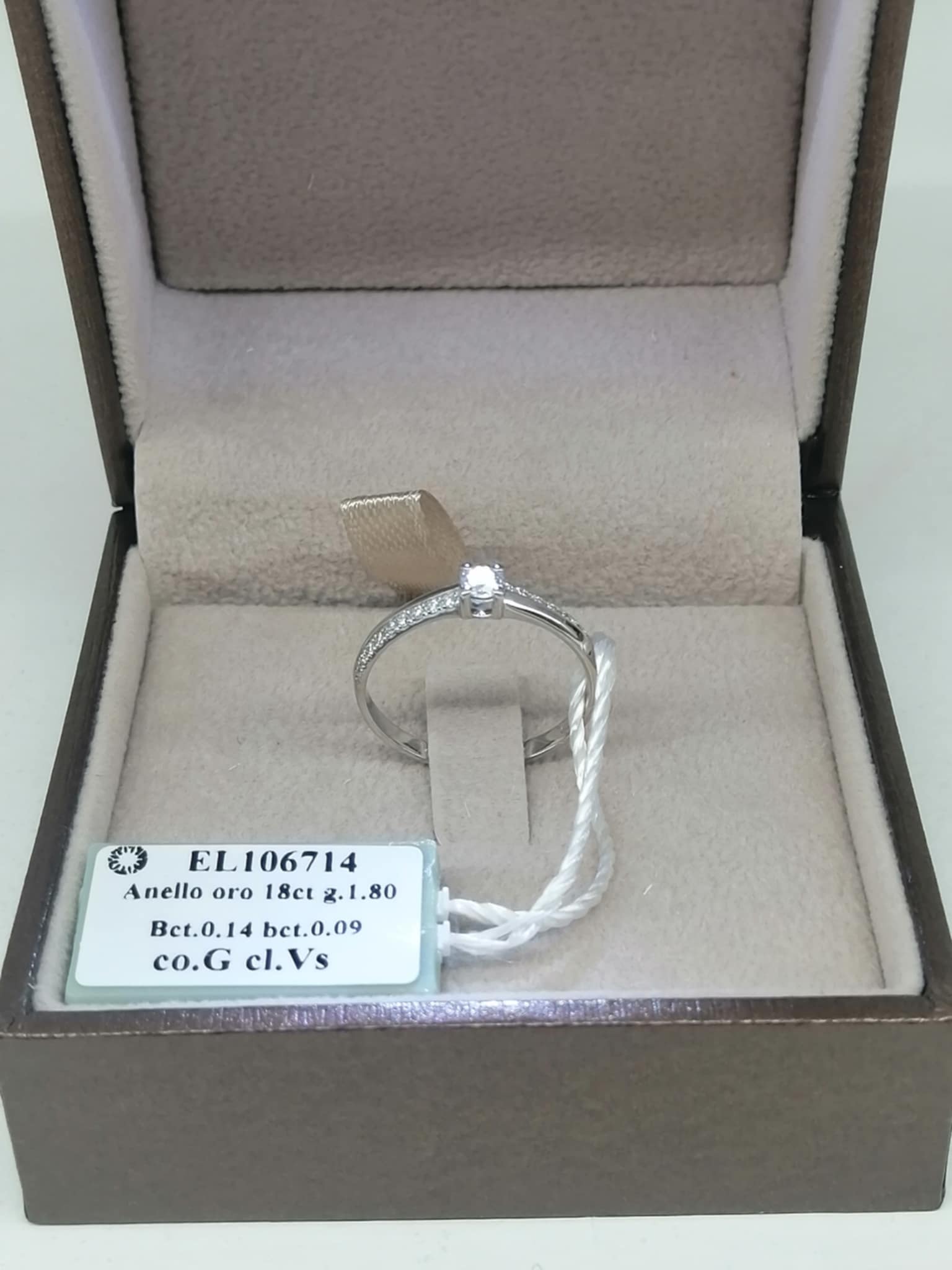 Nardelli Coll. Ellis Solitario Diamanti e Oro