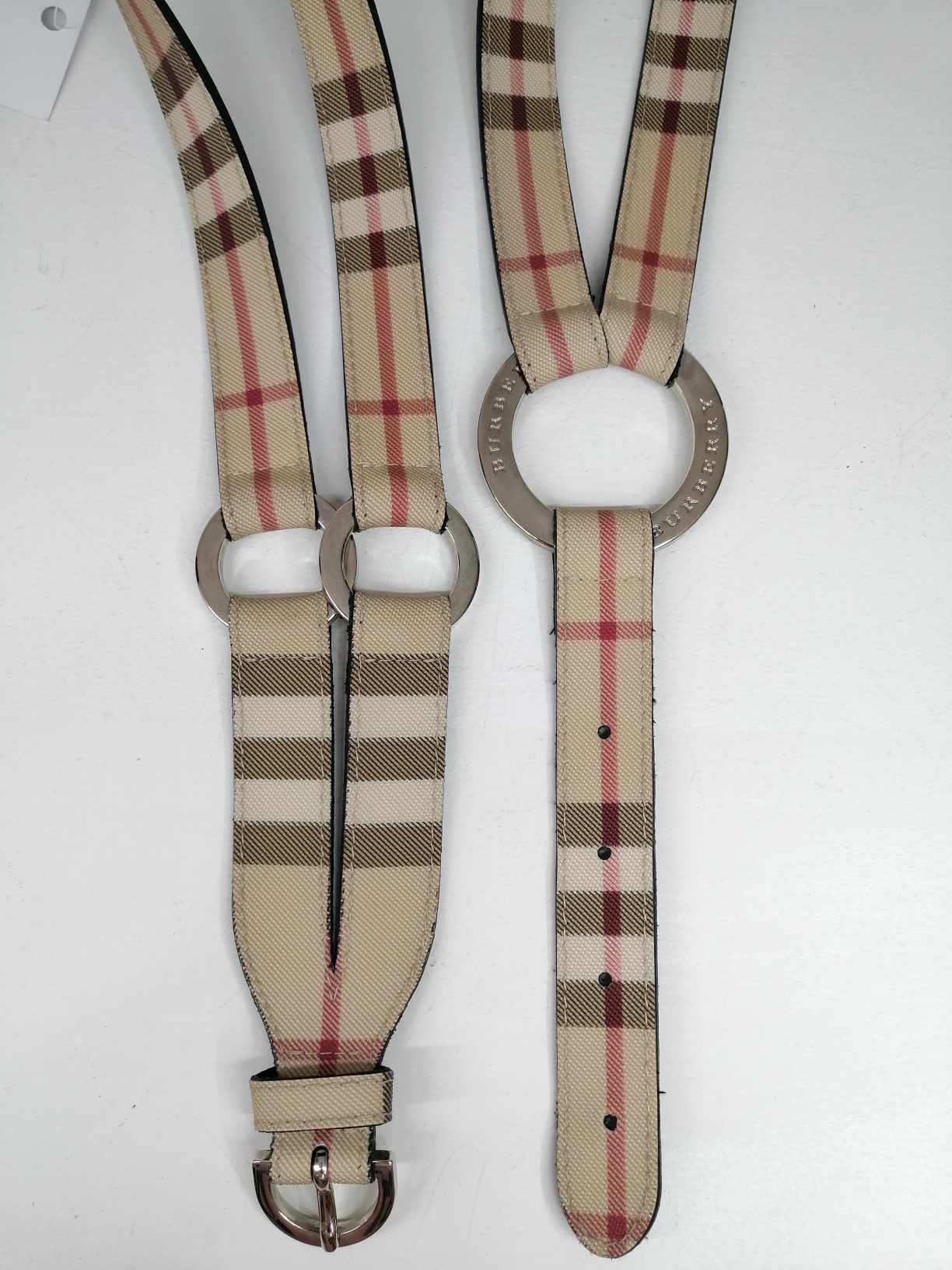 Burberry Cintura doppia cinta TG 100