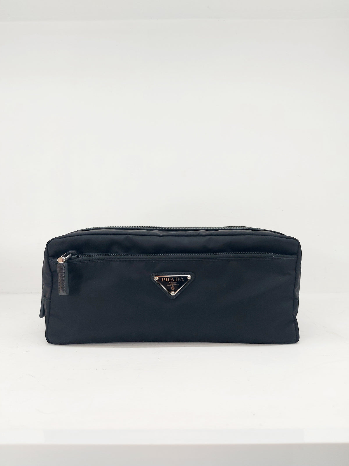 PRADA POUCH RE-NYLON E SAFFIANO