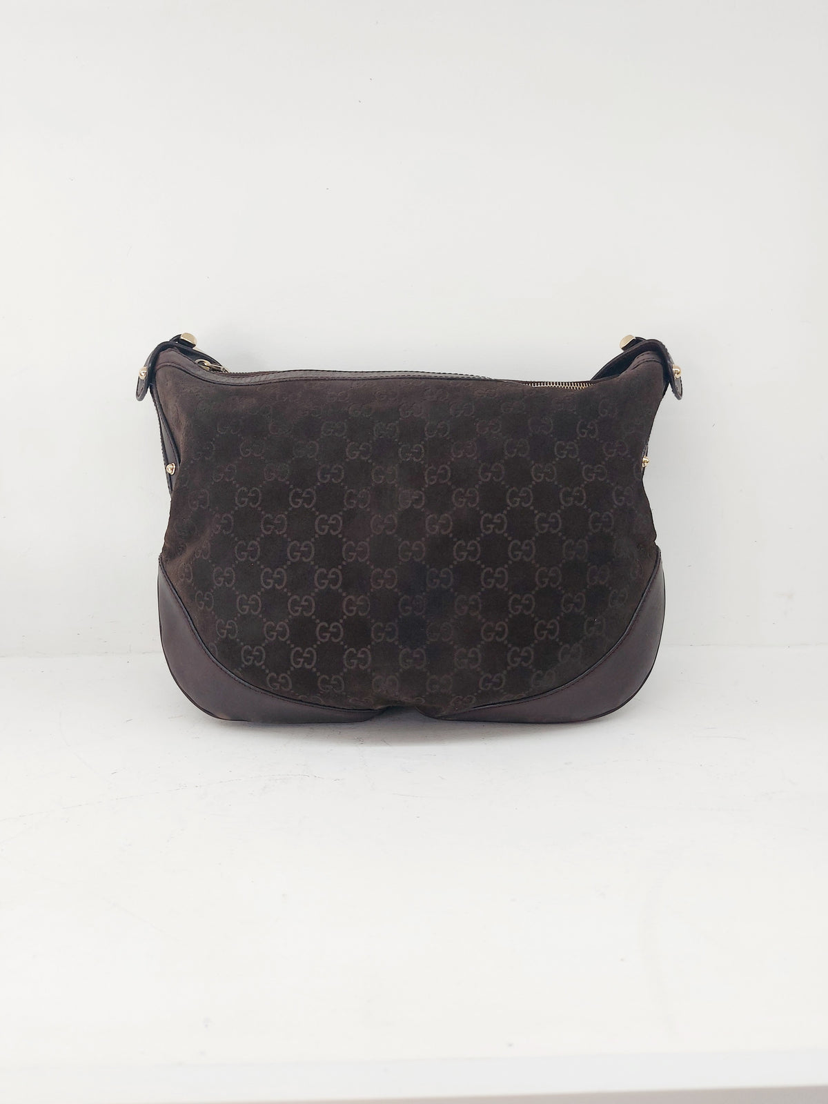 GUCCI TRACOLLA IN CAMOSCIO