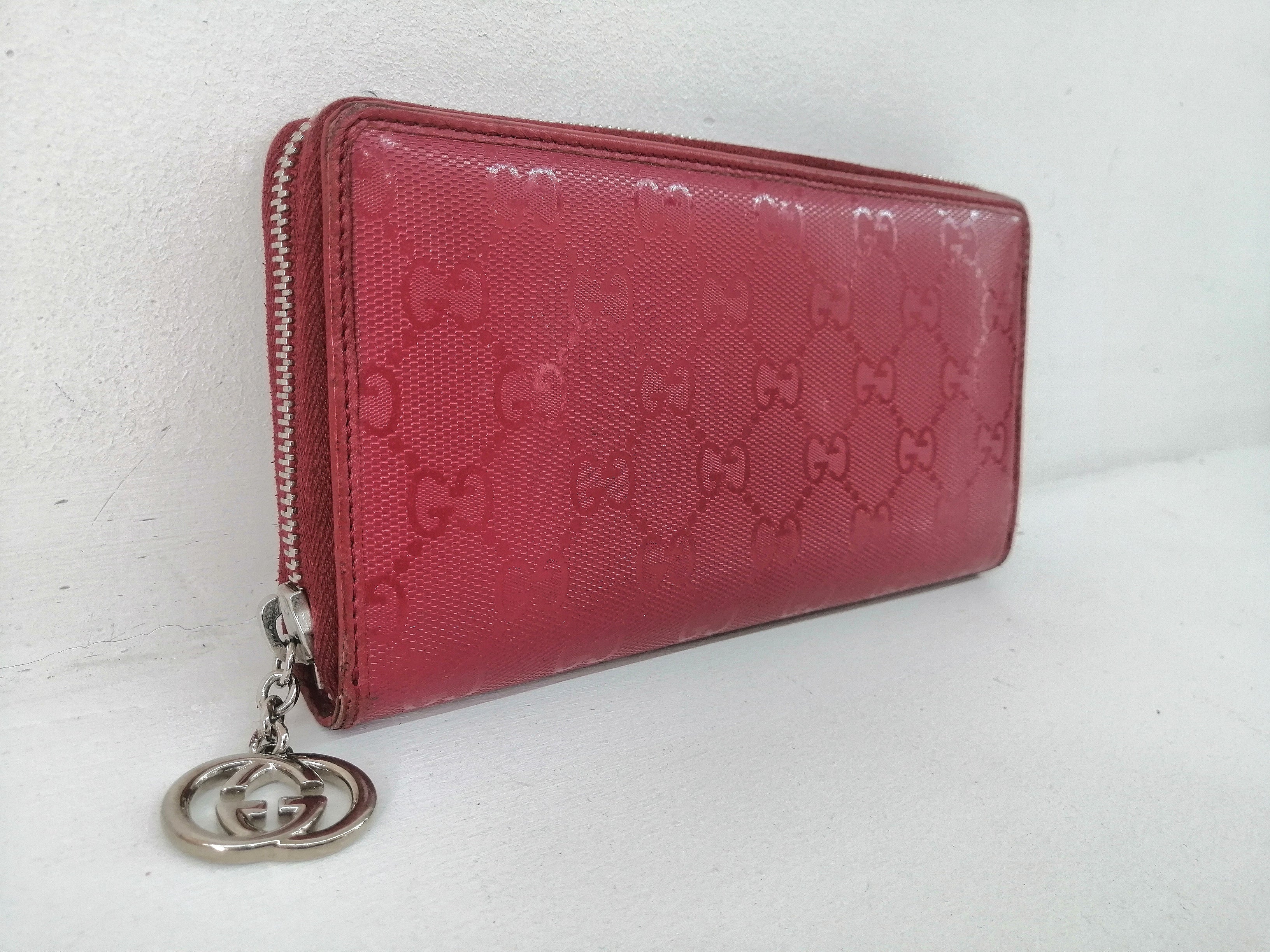 GUCCI PORTAFOGLI VERNICE GG ROUGE