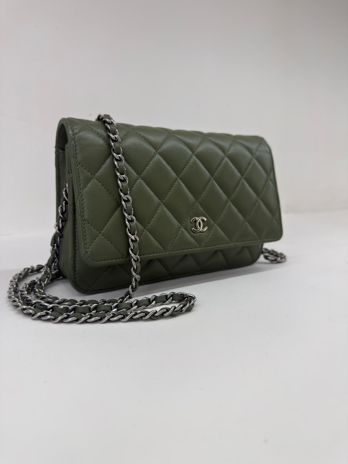 CHANEL WALLET CHAIN VERDE