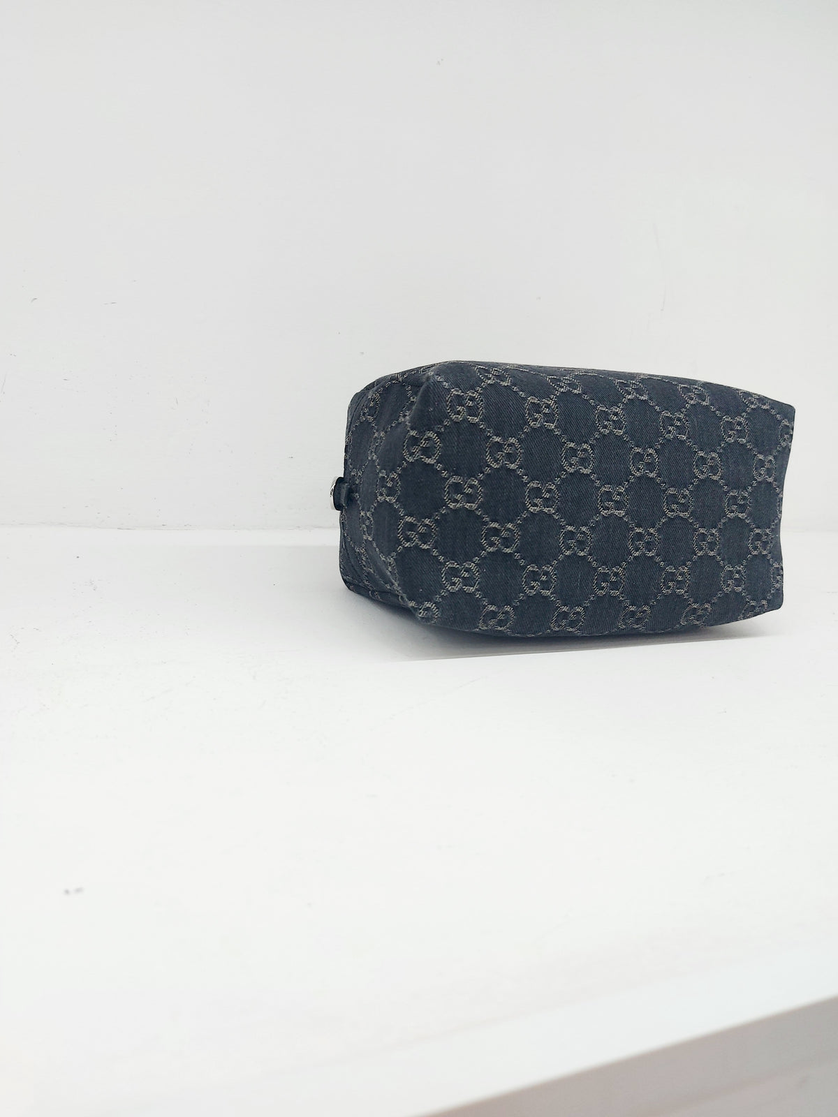 GUCCI BOSTON MINI BAULETTO DENIM GG