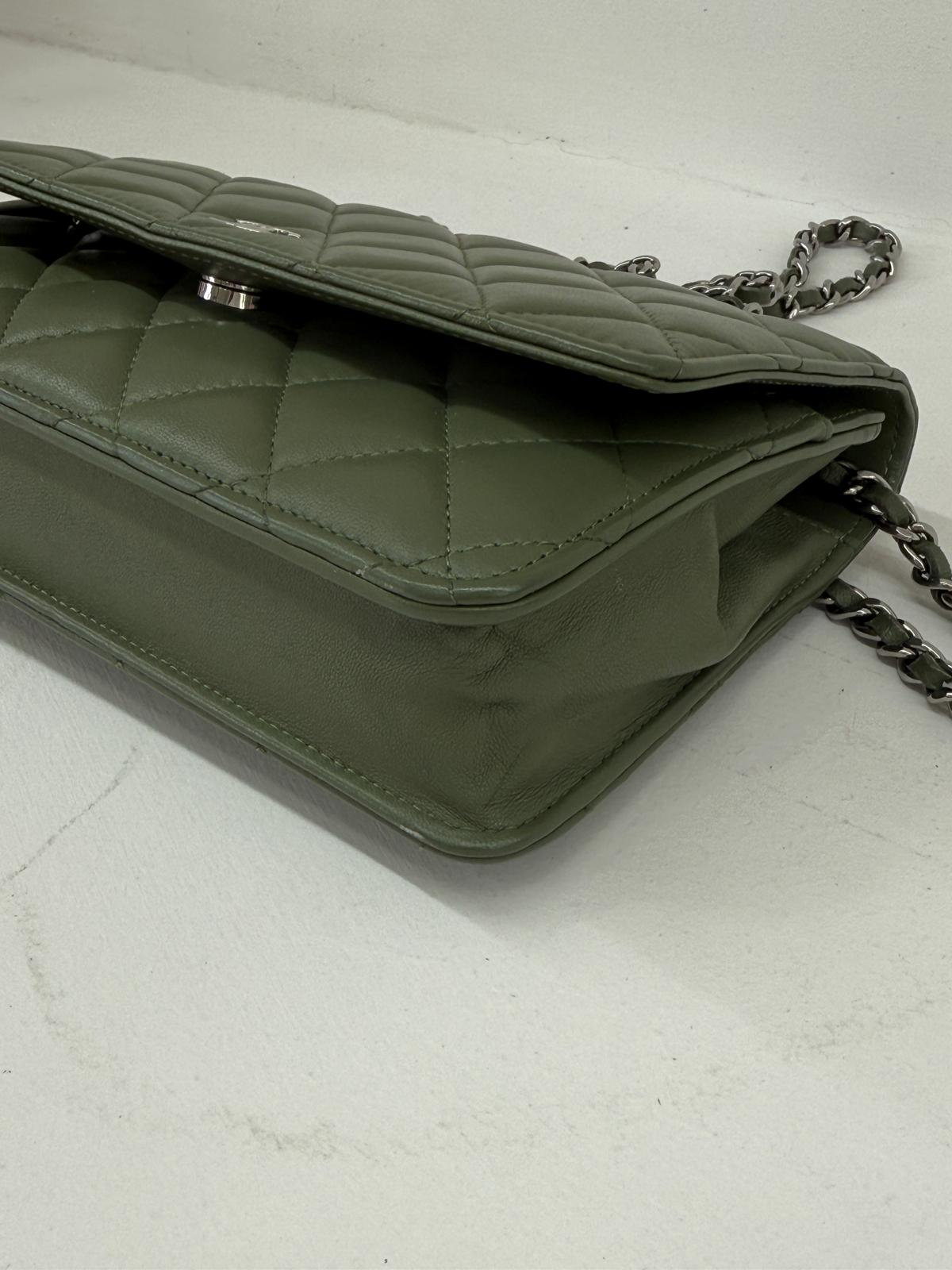 CHANEL WALLET CHAIN VERDE