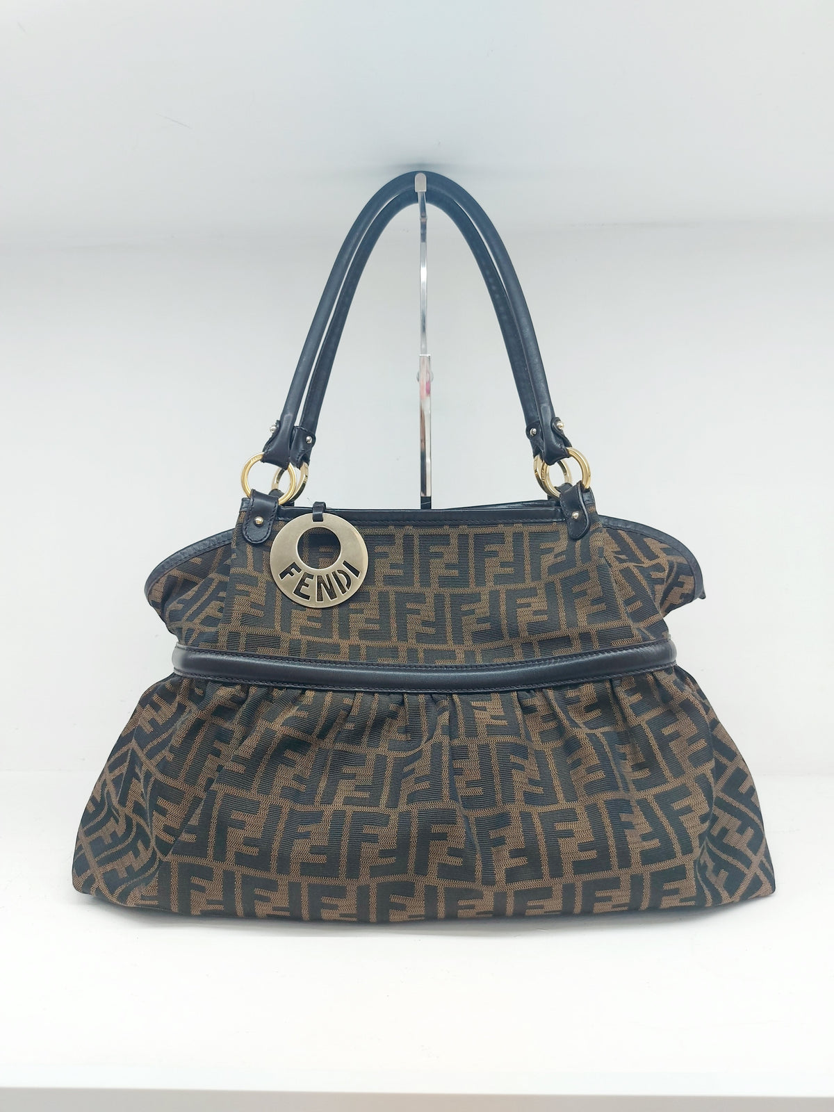 FENDI ZUCCA LARGE CHEF SHOPPER TOTE