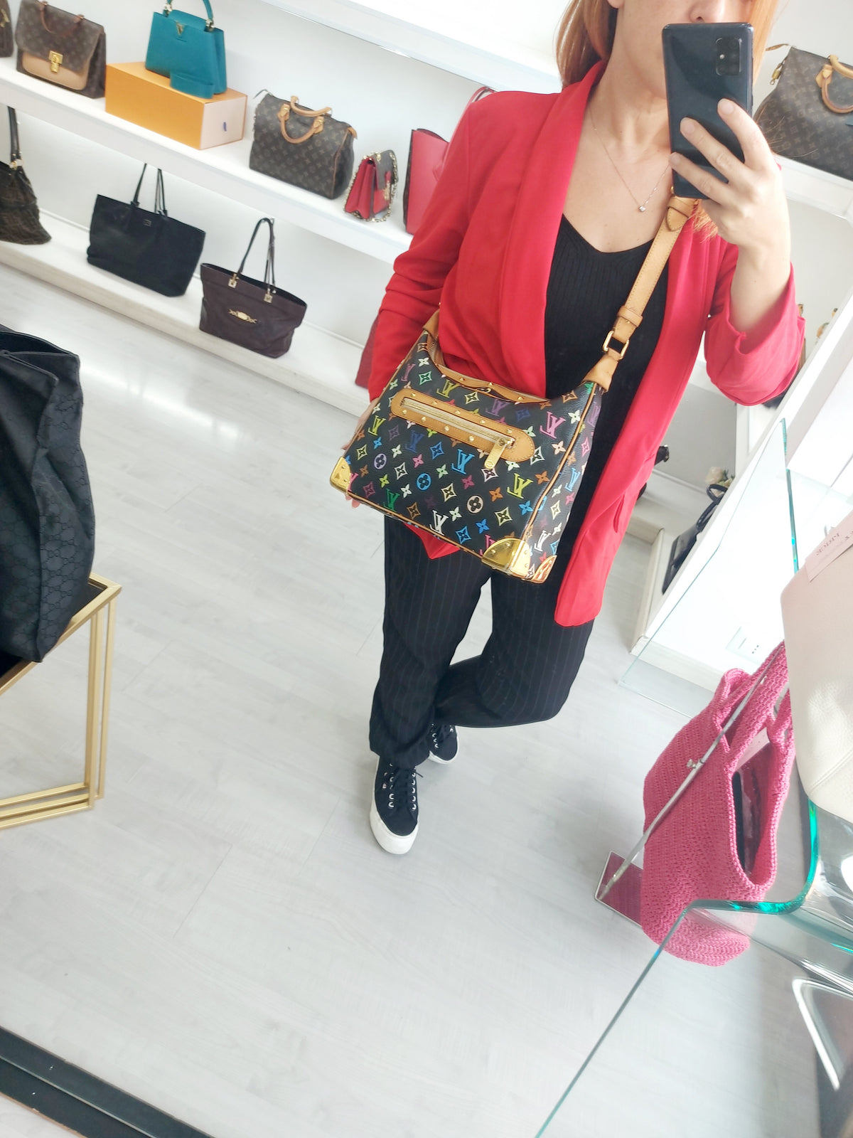 LOUIS VUITTON BOULOGNE MULTICOLOR MURAKAMI
