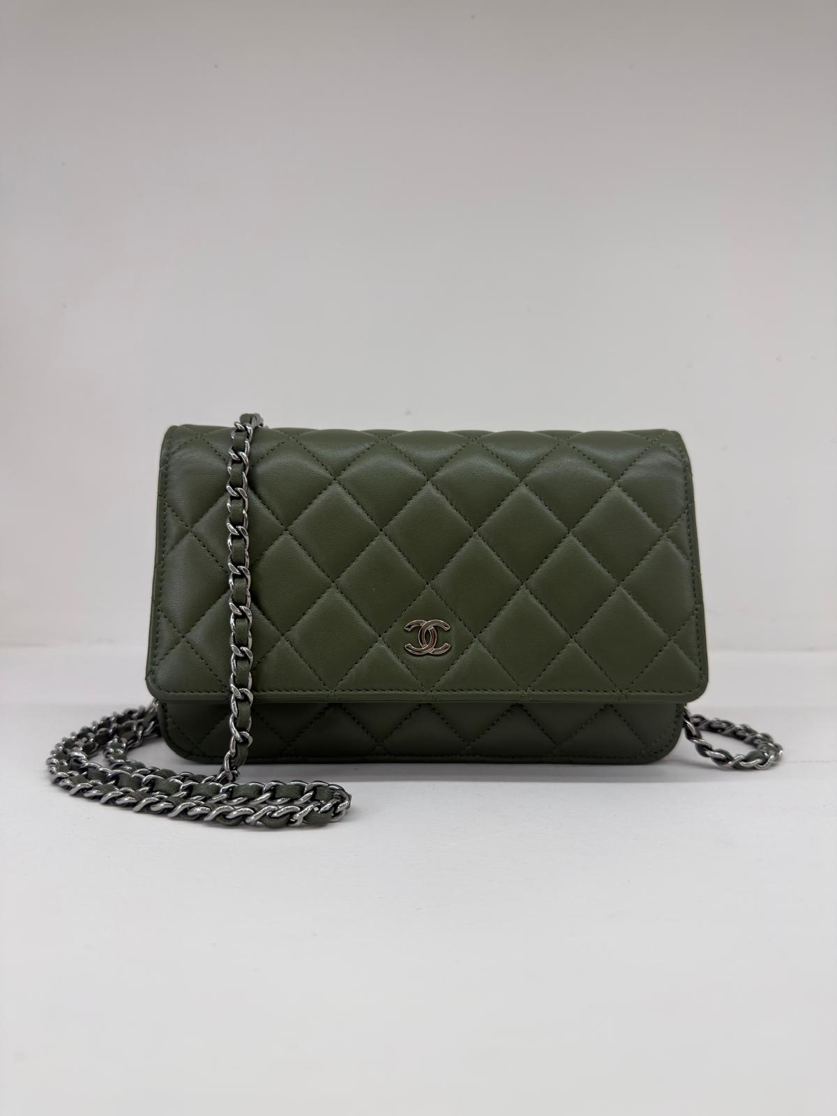 CHANEL WALLET CHAIN VERDE