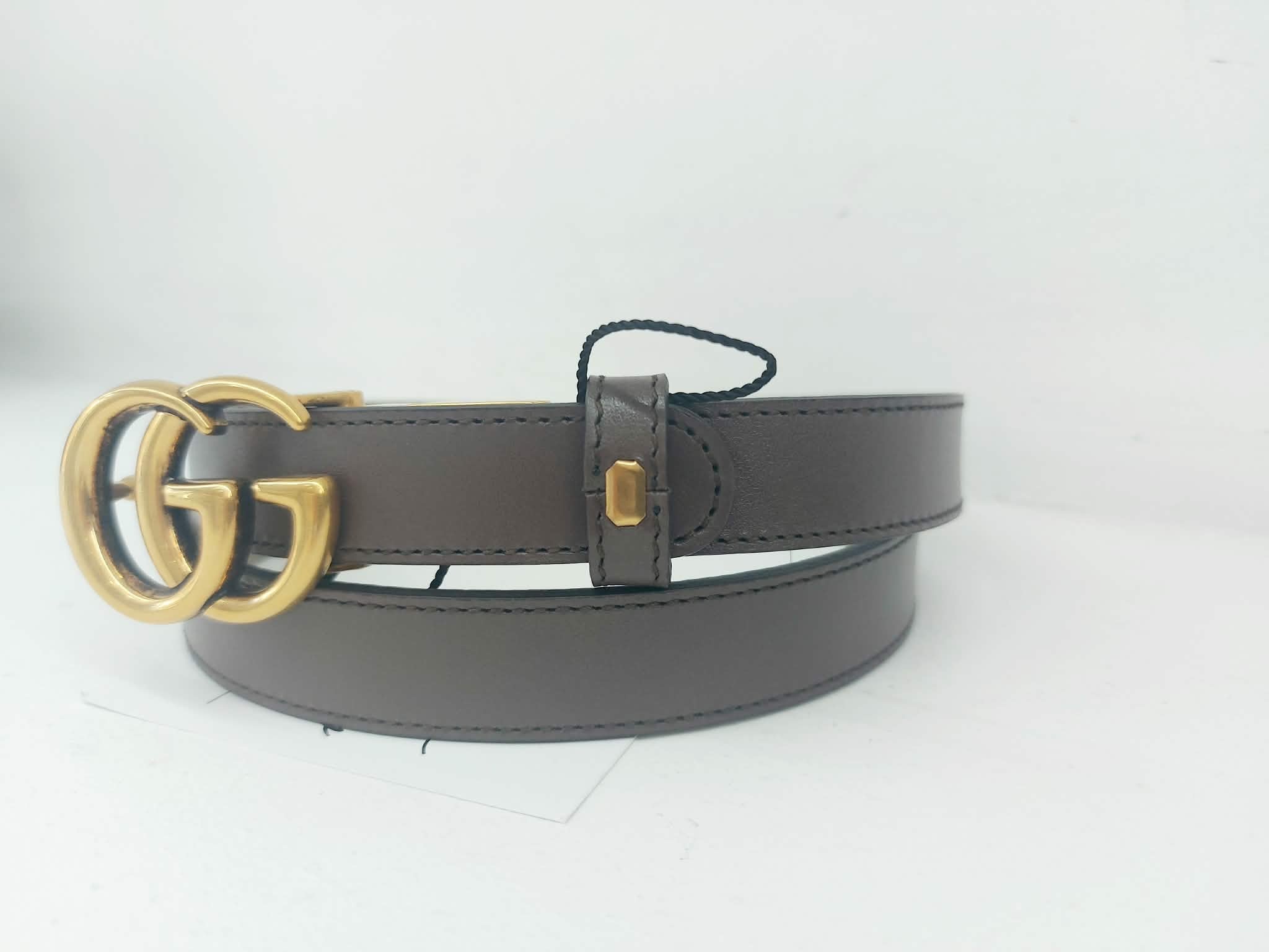 GUCCI CINTURA GG REVERSIBLE 2CM
