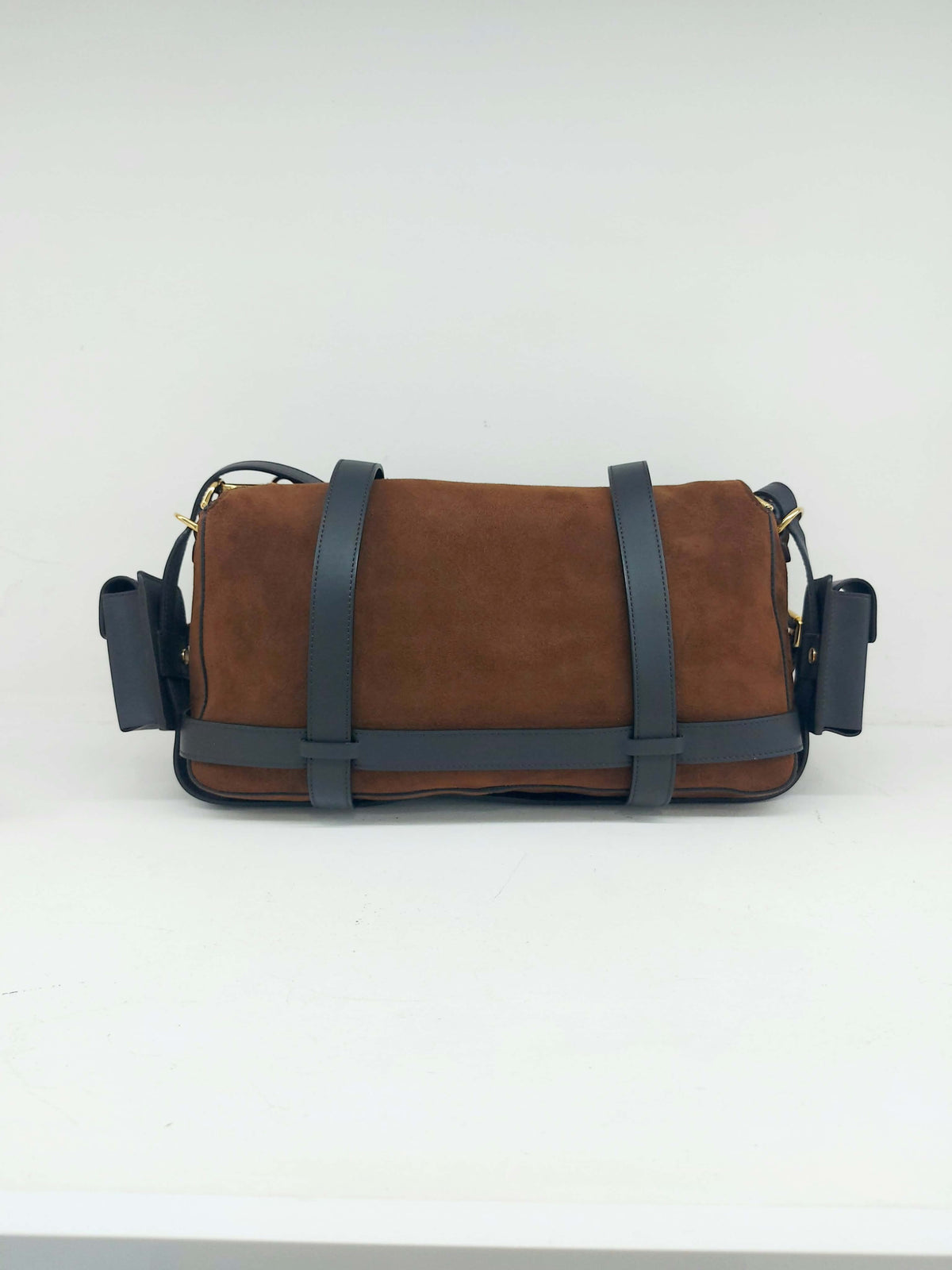FENDI BAGUETTE CAGE IN SUEDE