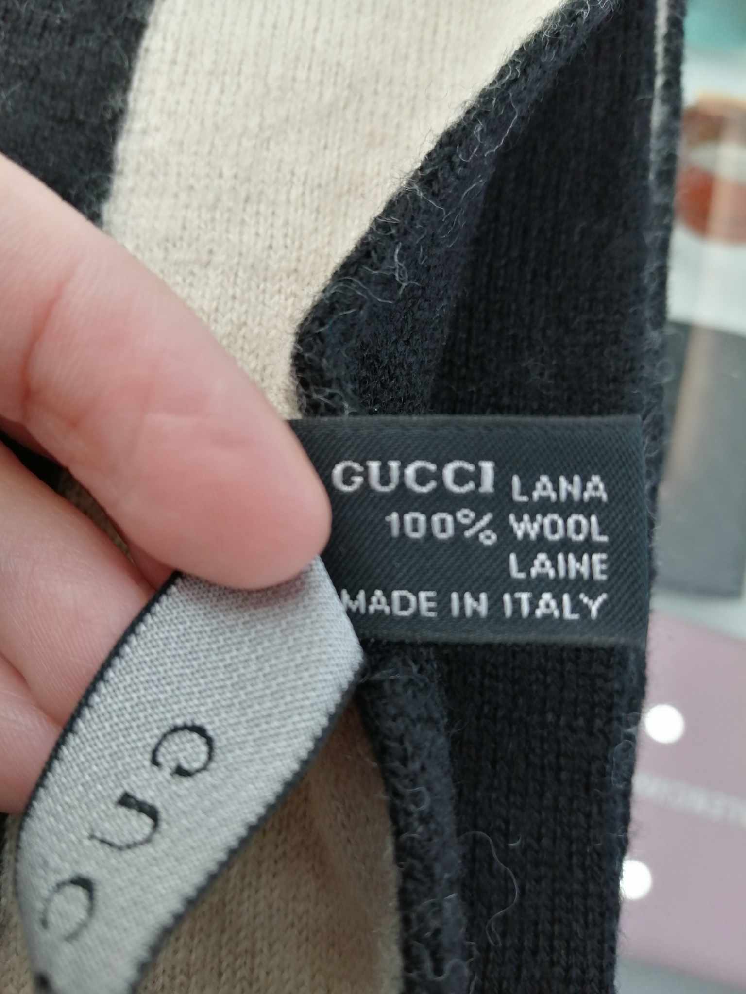 Gucci Sciarpa GG lana