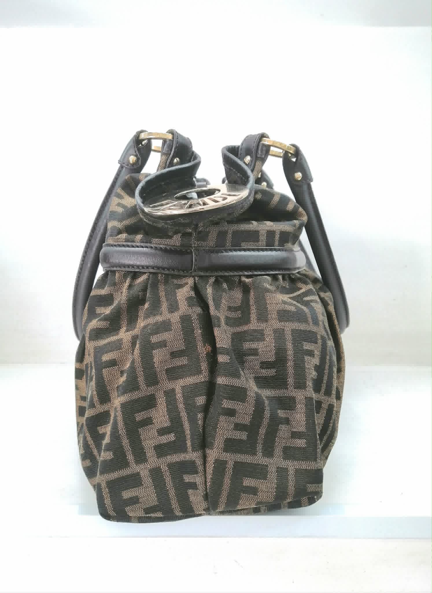 FENDI ZUCCA LARGE CHEF SHOPPER TOTE