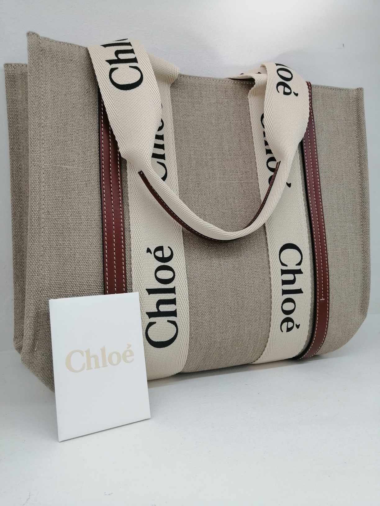 Chloè Tote Bag Woody In Lino