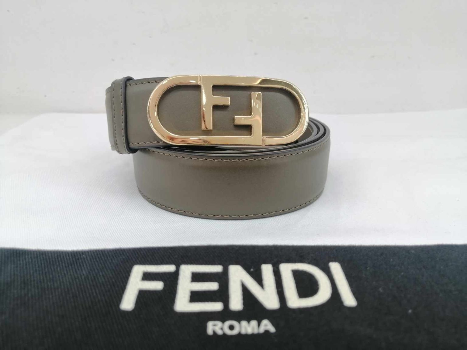 Fendi Cintura FF Oval Belt Tg 85