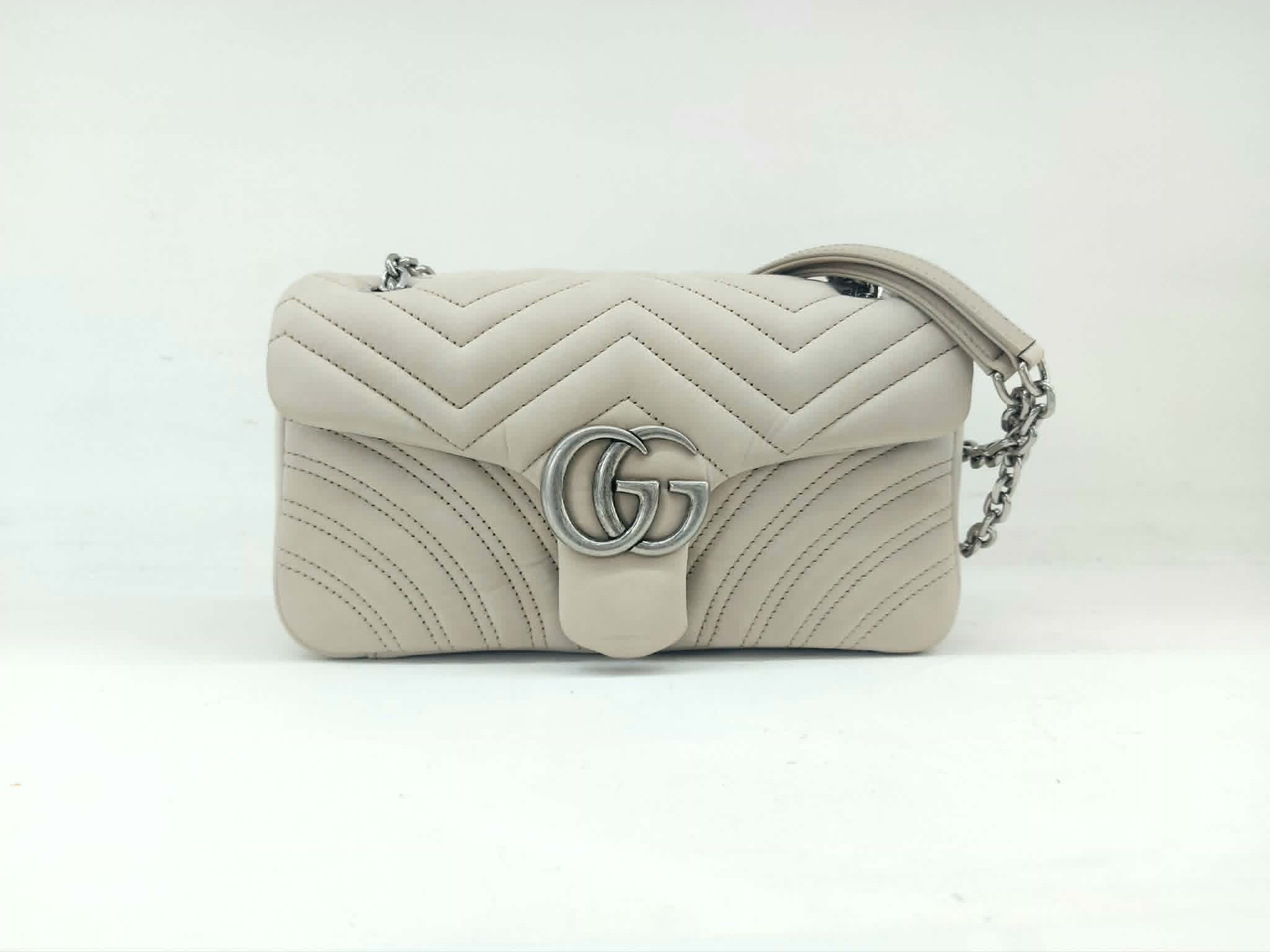 GUCCI MARMONT GG 26 IN SUEDE