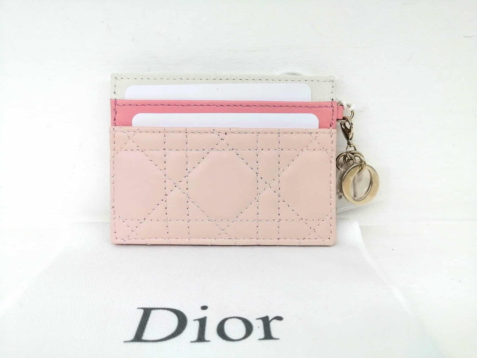 Christian Dior Portacarte Freesia Lady Dior