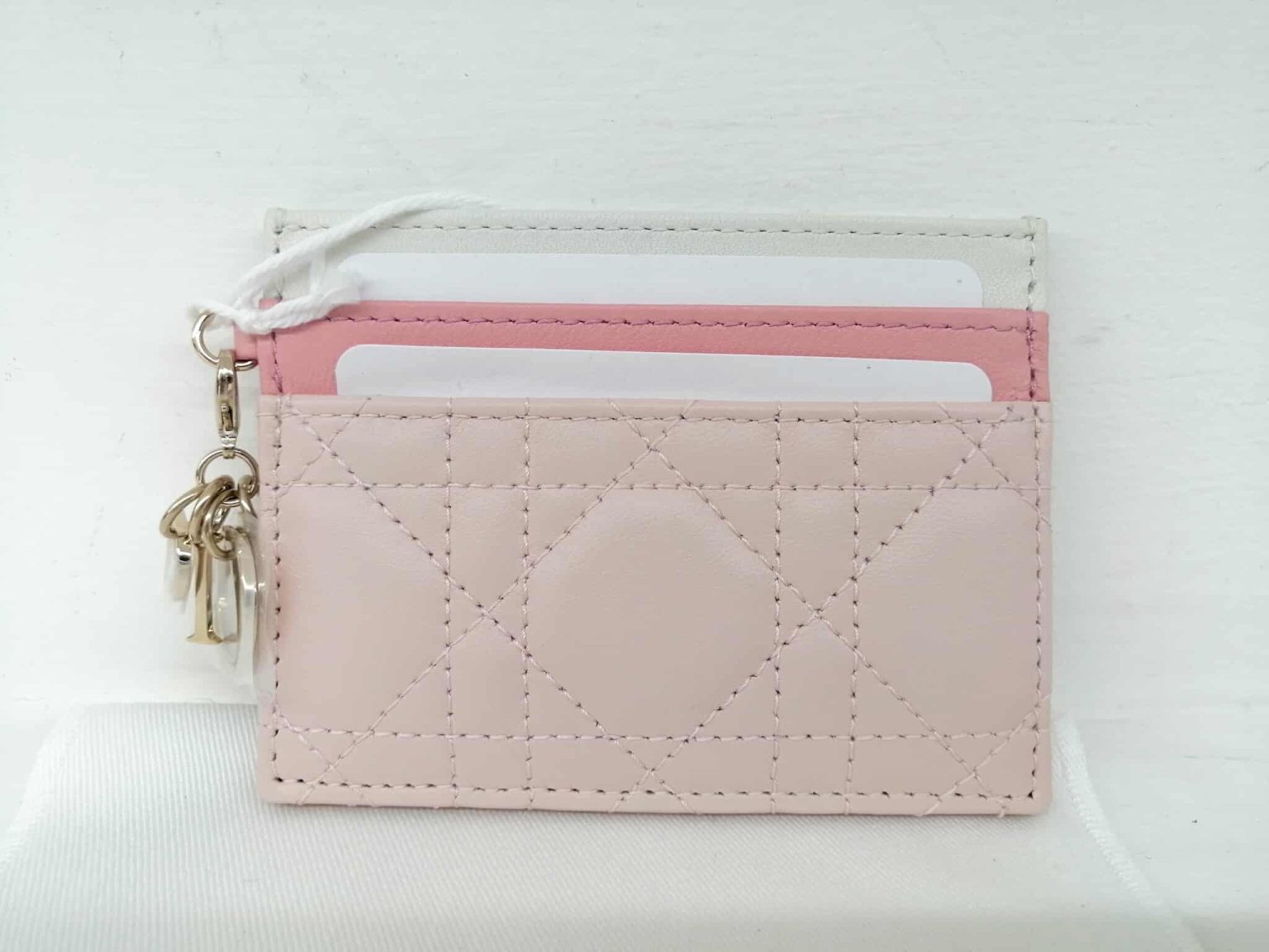 Christian Dior Portacarte Freesia Lady Dior