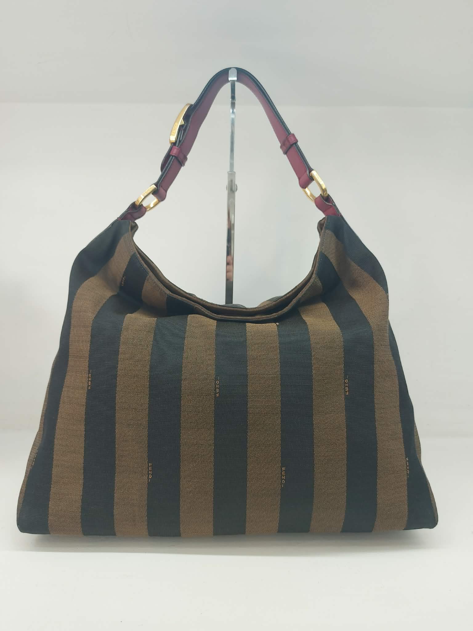 FENDI SHOPPER PERQUIN STRIPED