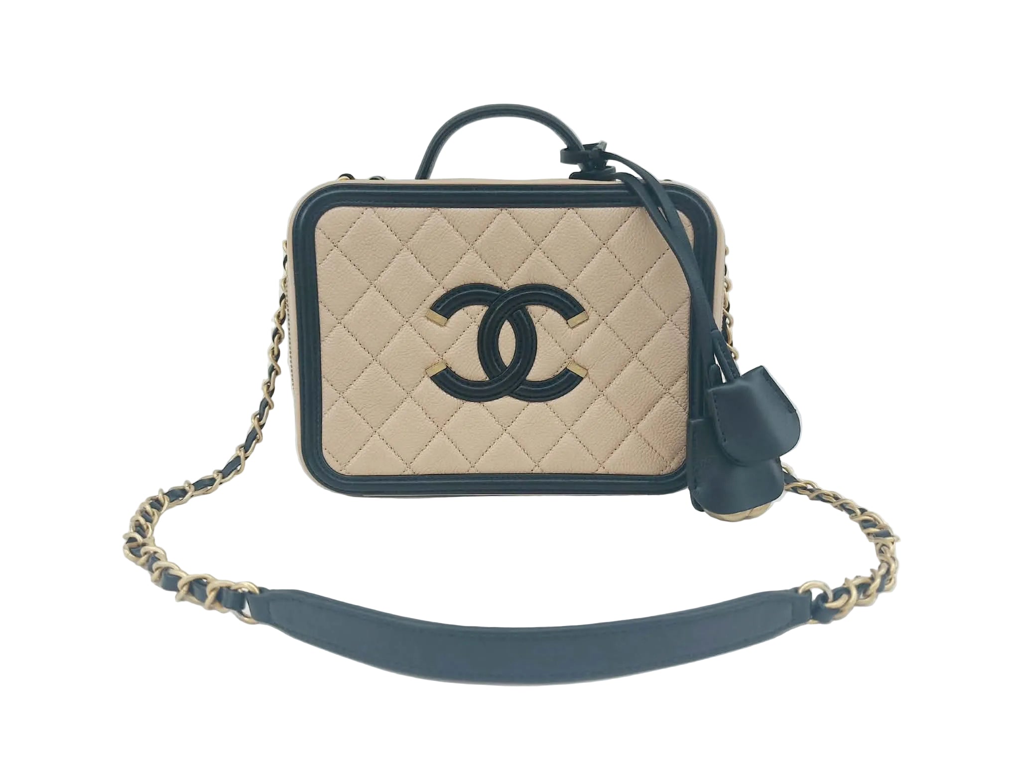 CHANEL FILIGREE VANITY CASE