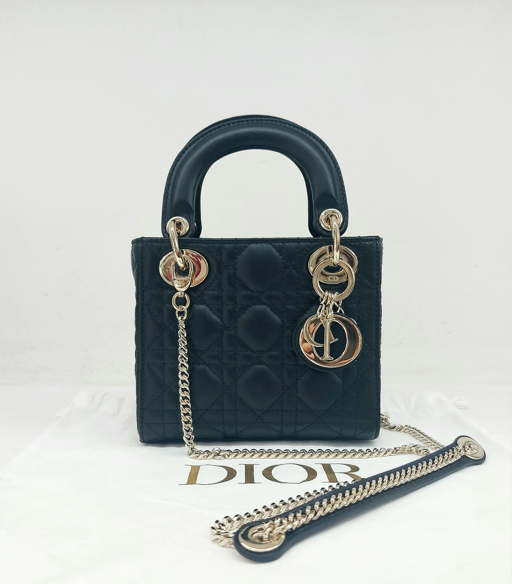 CHRISTIAN DIOR LADY D MINI NERA
