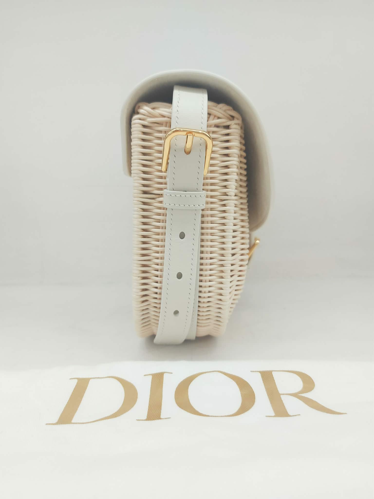 CHRISTIAN DIOR MEDIA BOBBY IN RATTAN