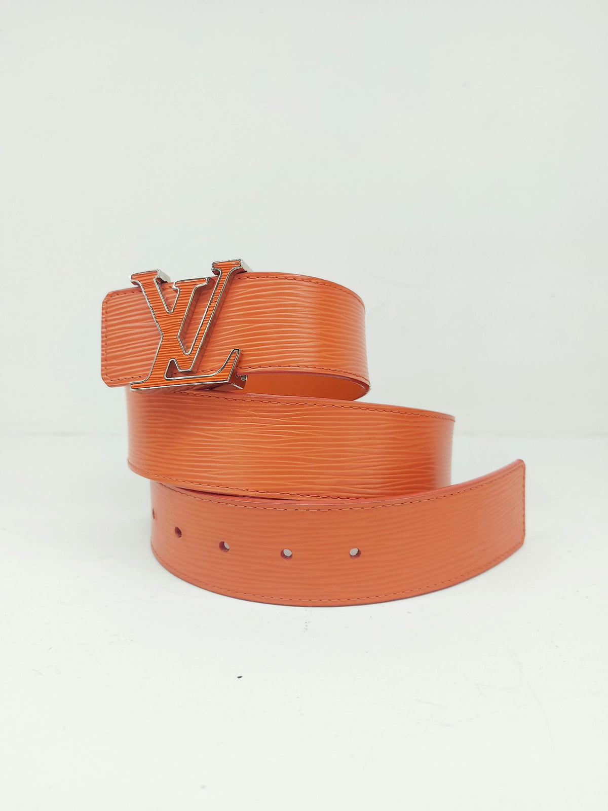 LOUIS VUITTON CINTURA LV INITIALES EPI TG 85