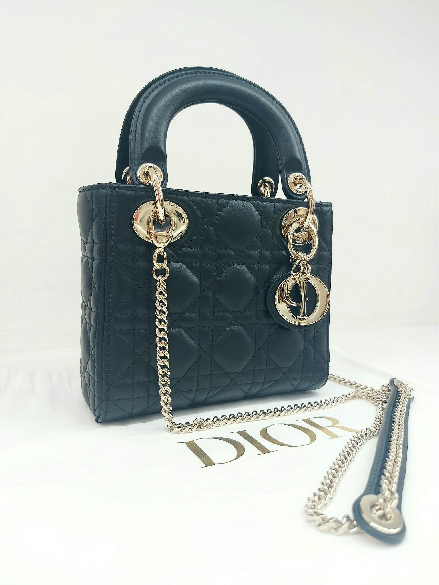 CHRISTIAN DIOR LADY D MINI NERA