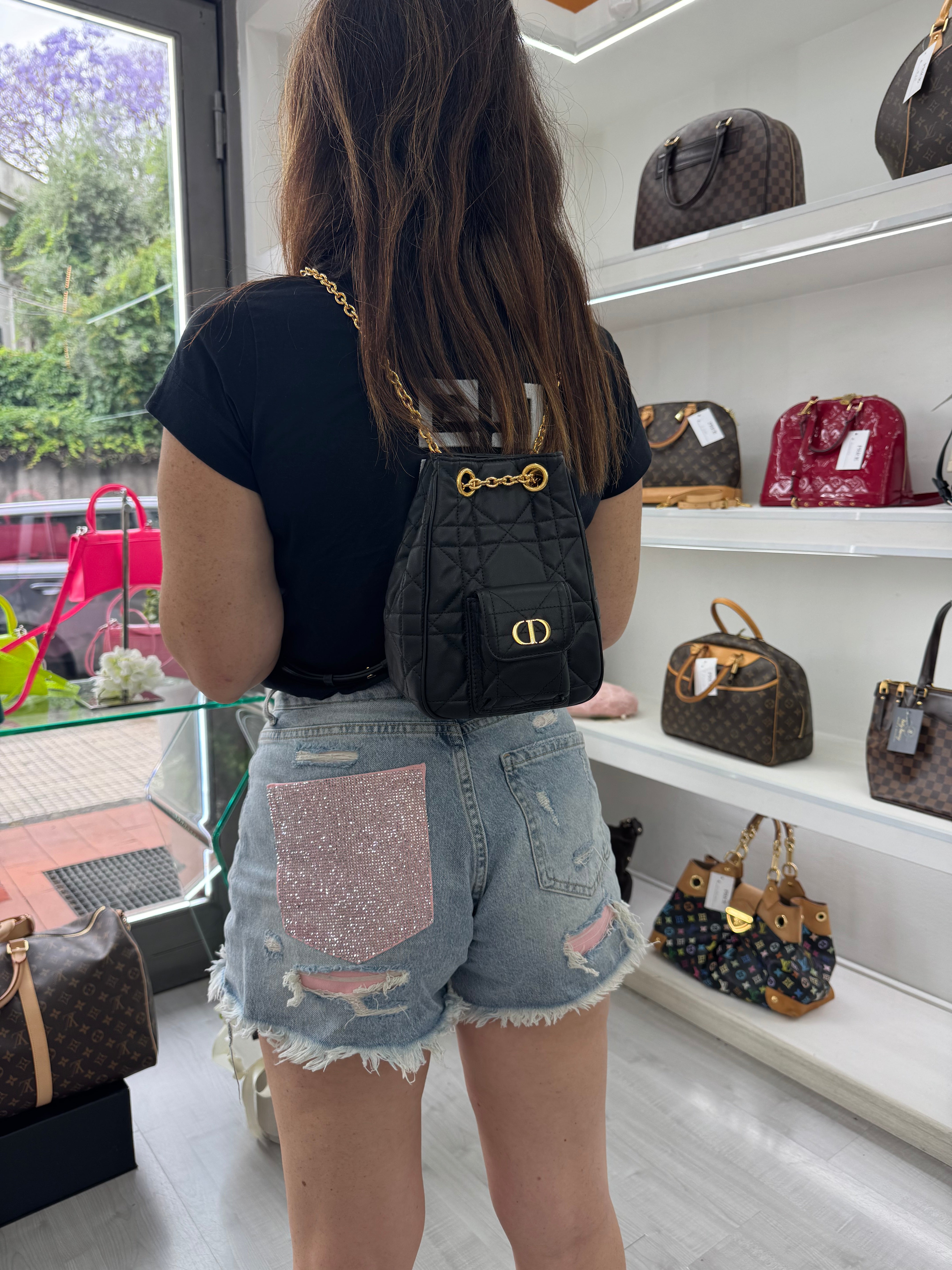 CHRISTIAN DIOR CARO ZAINO PICCOLO
