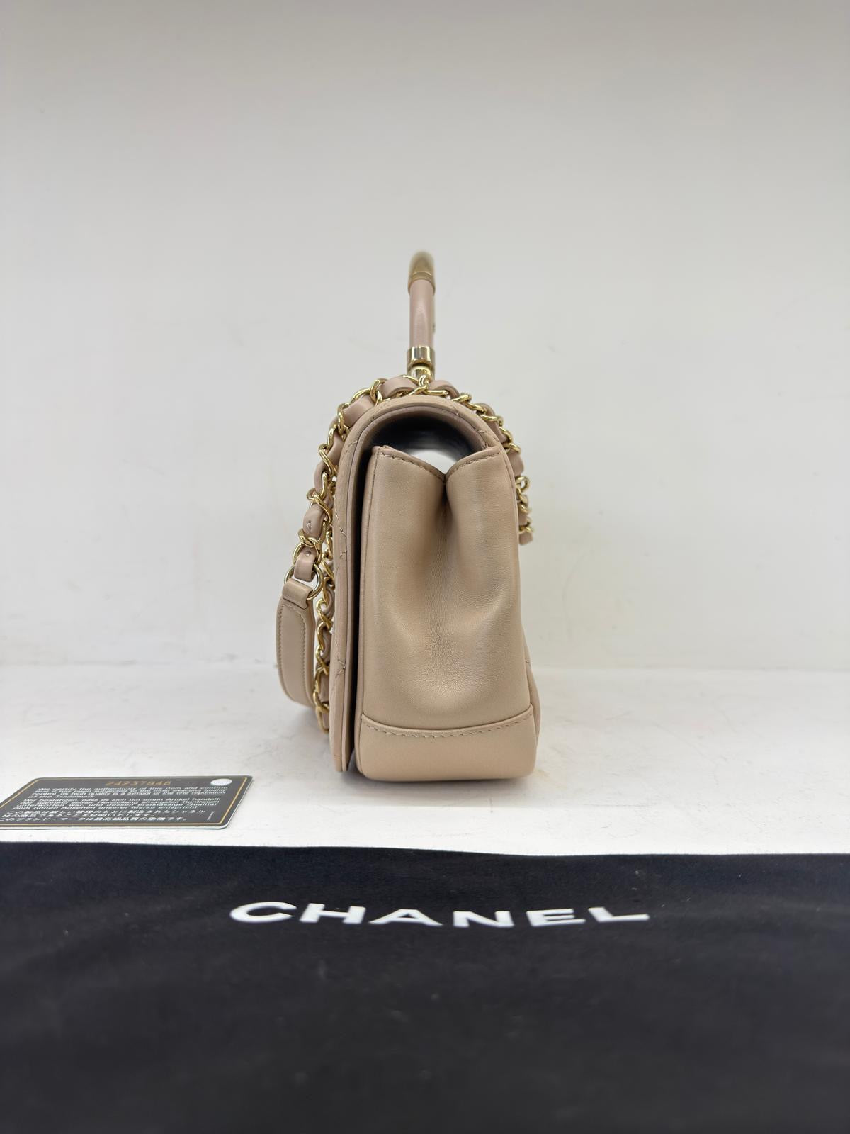 CHANEL CARRY CHIC TOP HANDLE FLAP