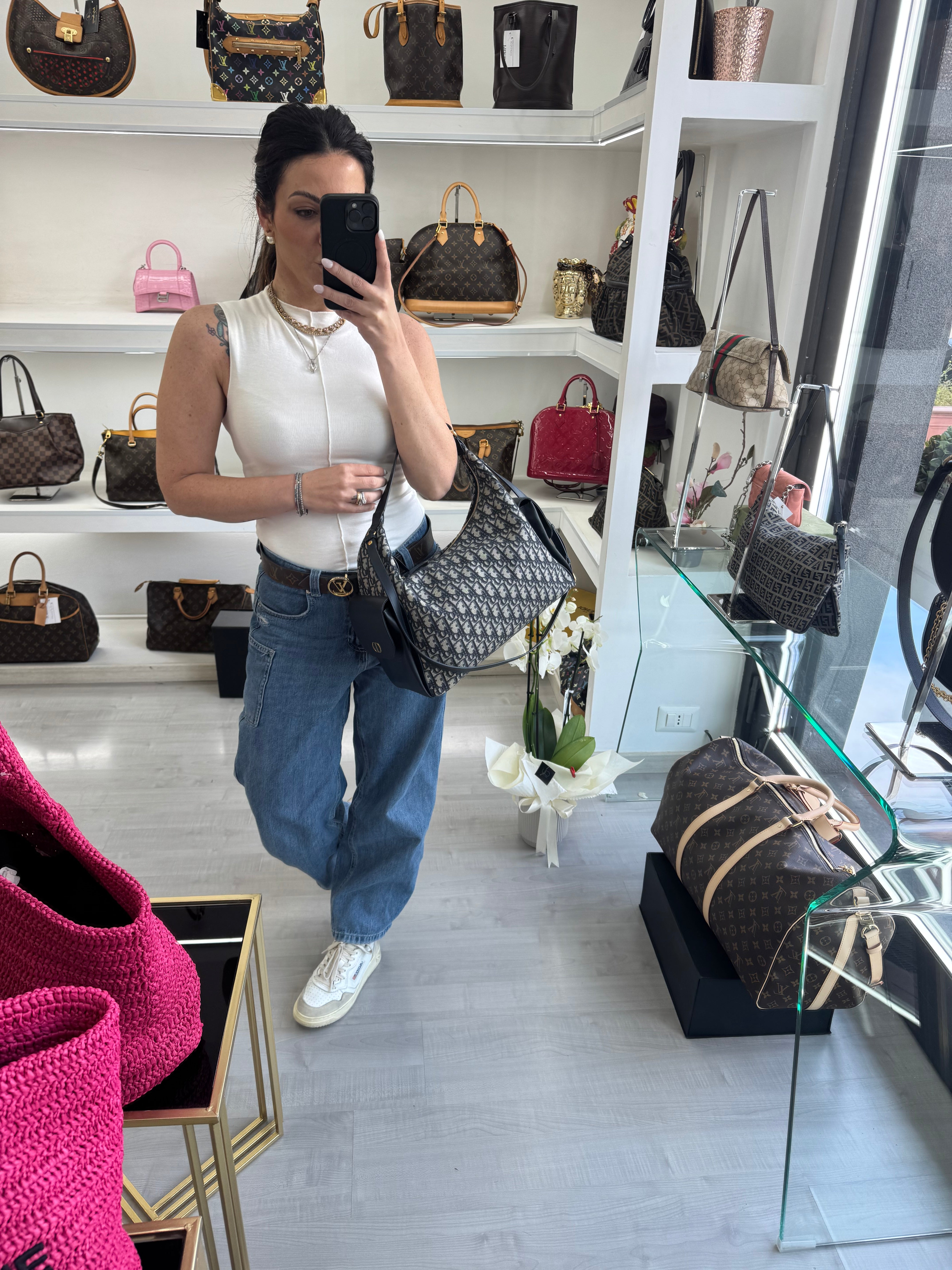 CHRISTIAN DIOR LARGE D-DREAM BLUE