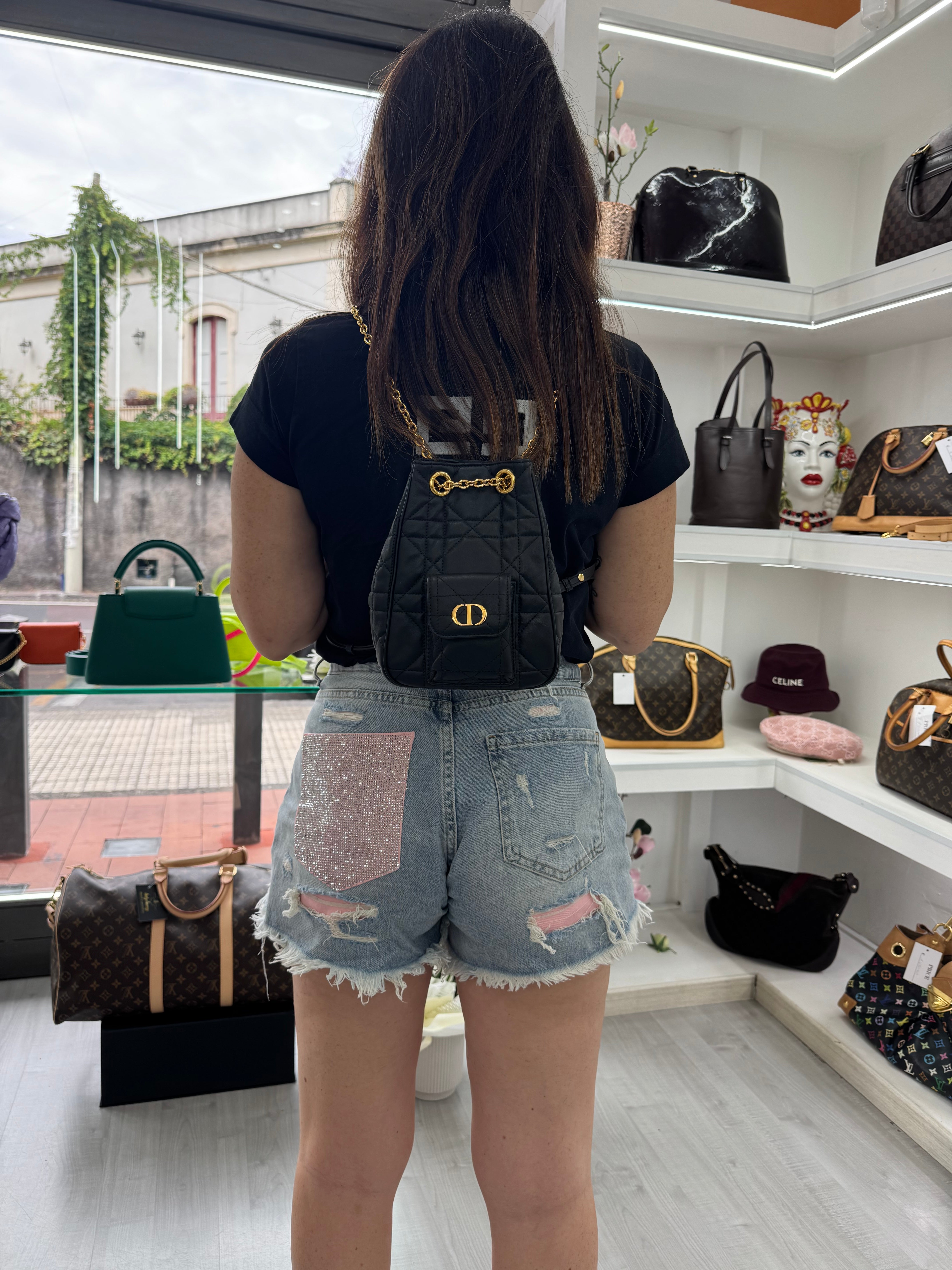 CHRISTIAN DIOR CARO ZAINO PICCOLO
