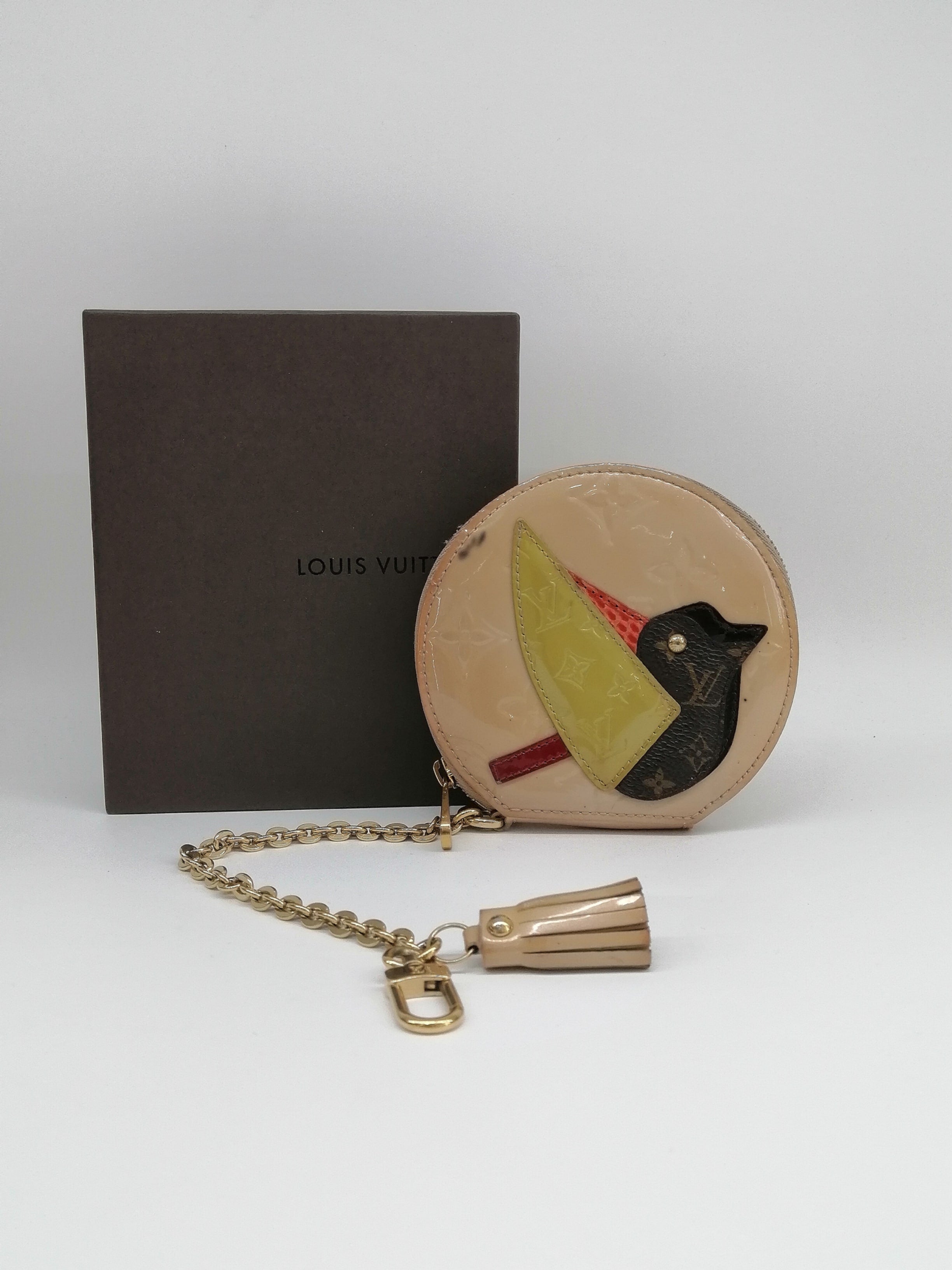 LOUIS VUITTON PORTAMONETE ROSE FLORENTIN VERNIS LIMITED EDITION