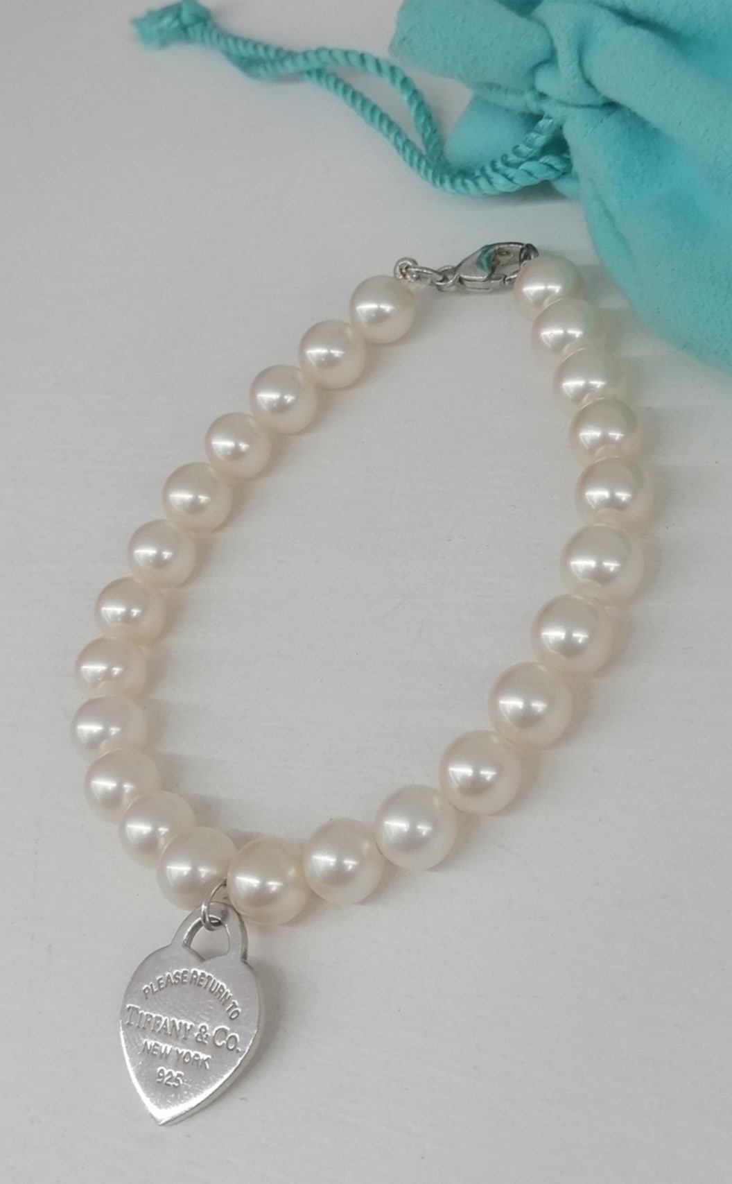 TIFFANY&Co. BRACCIALE PERLE HEART