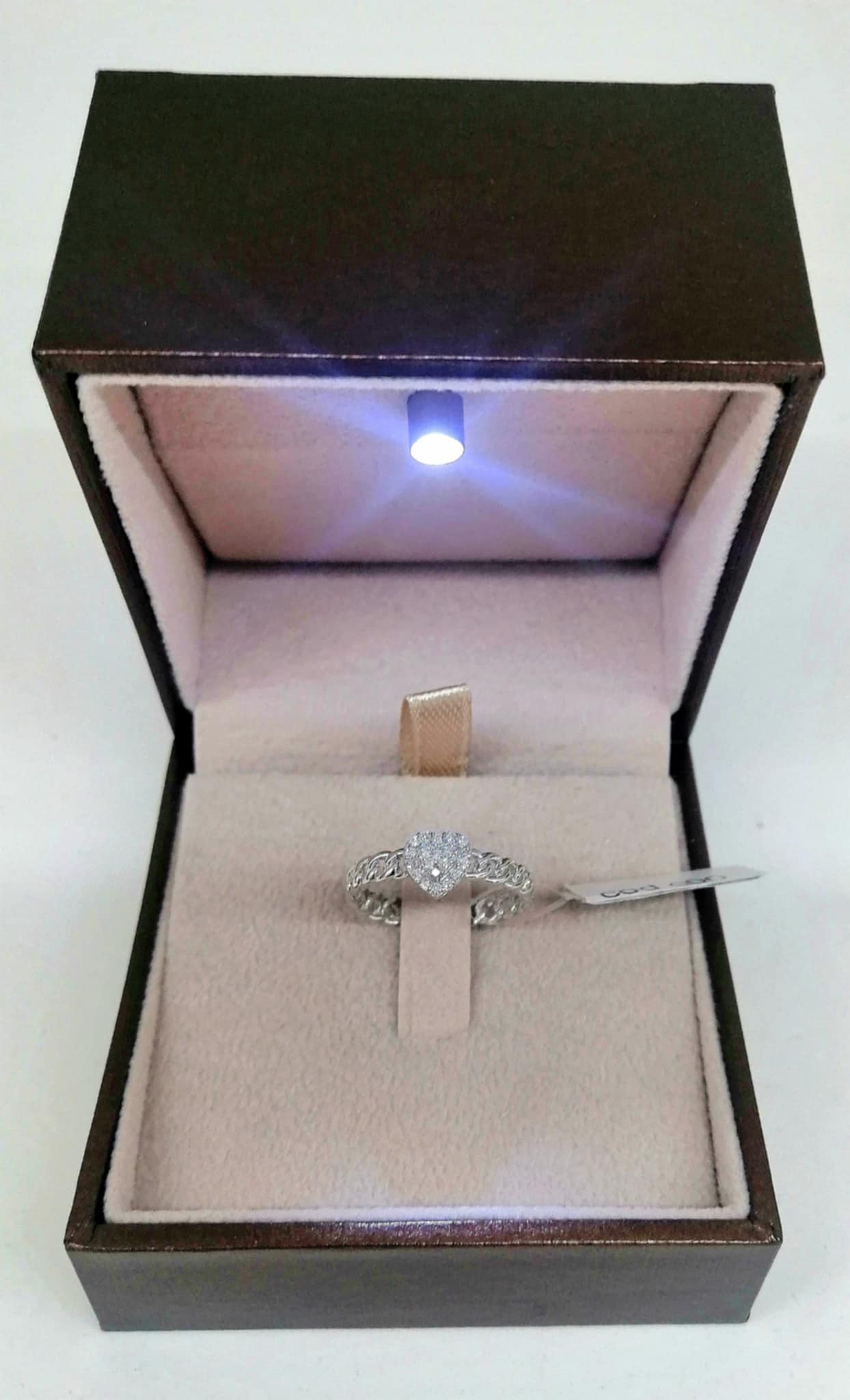 ANELLO CUORE DIAMANTI E ORO