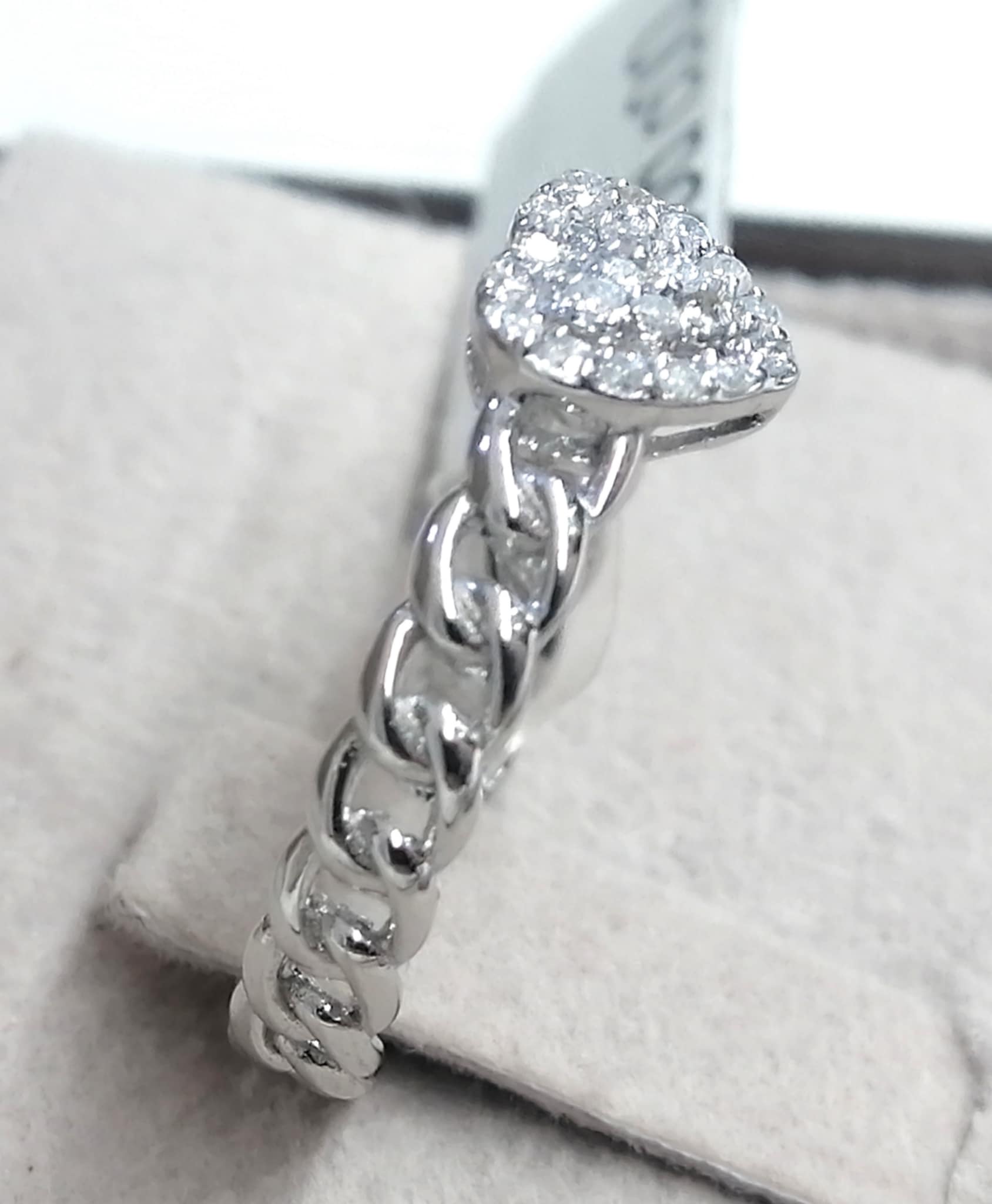 ANELLO CUORE DIAMANTI E ORO