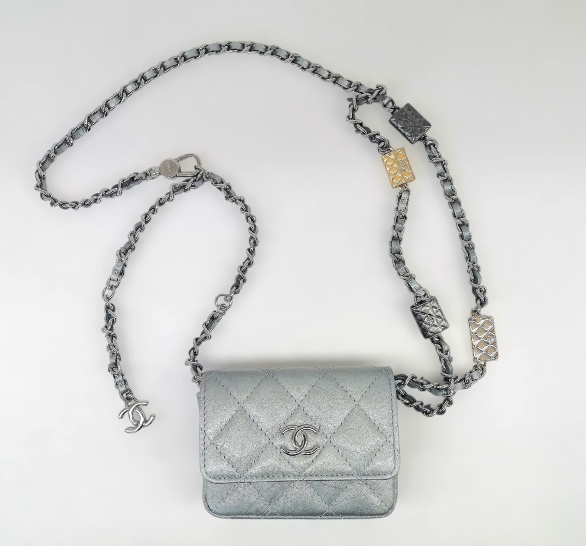 CHANEL MINI BAG A CINTURINO/MARSUPIO. TG 90