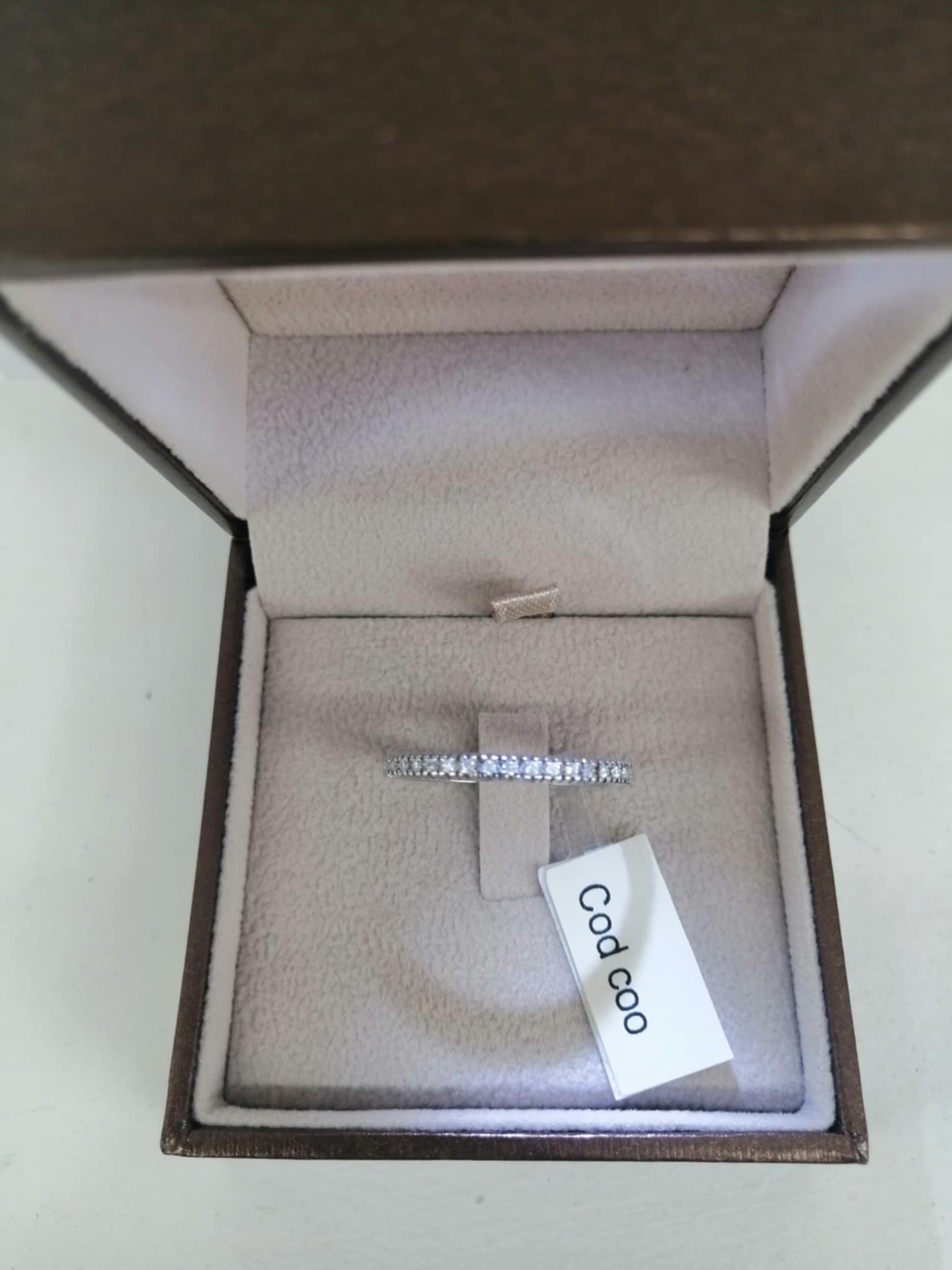 ANELLO VERETTA ETERNITY DIAMANTI