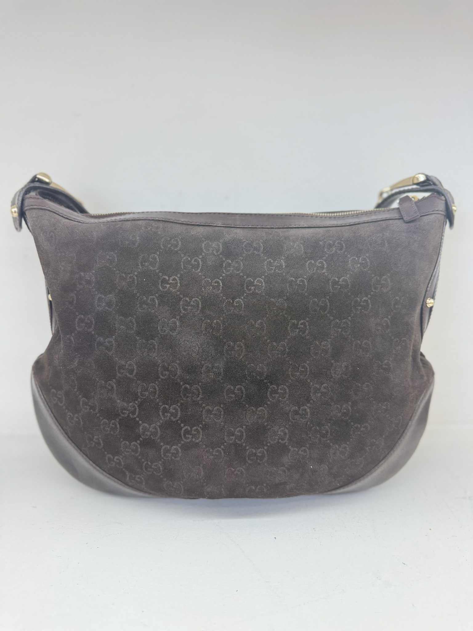 GUCCI TRACOLLA IN CAMOSCIO