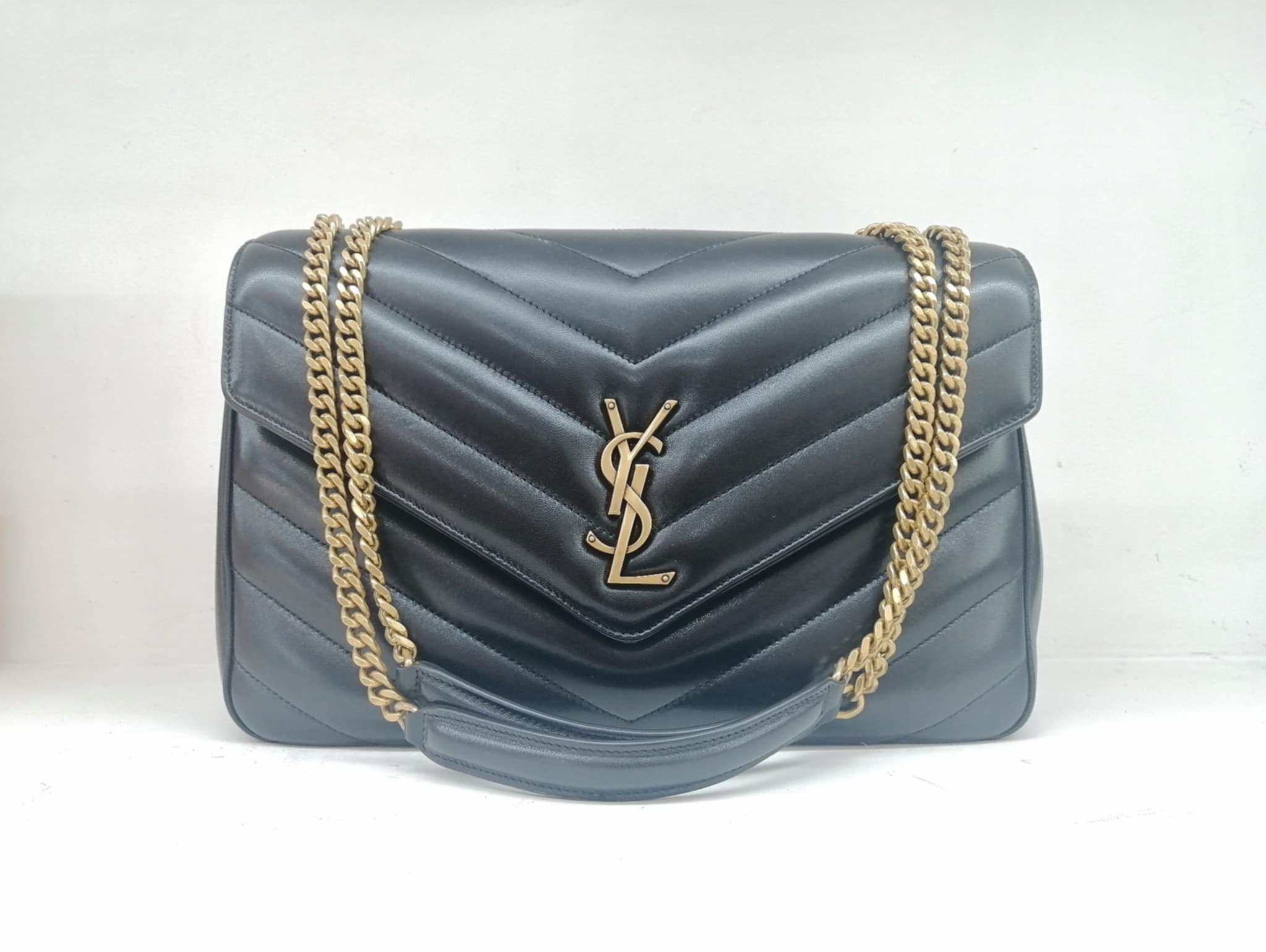 YSL LOULOU LARGE BLACK