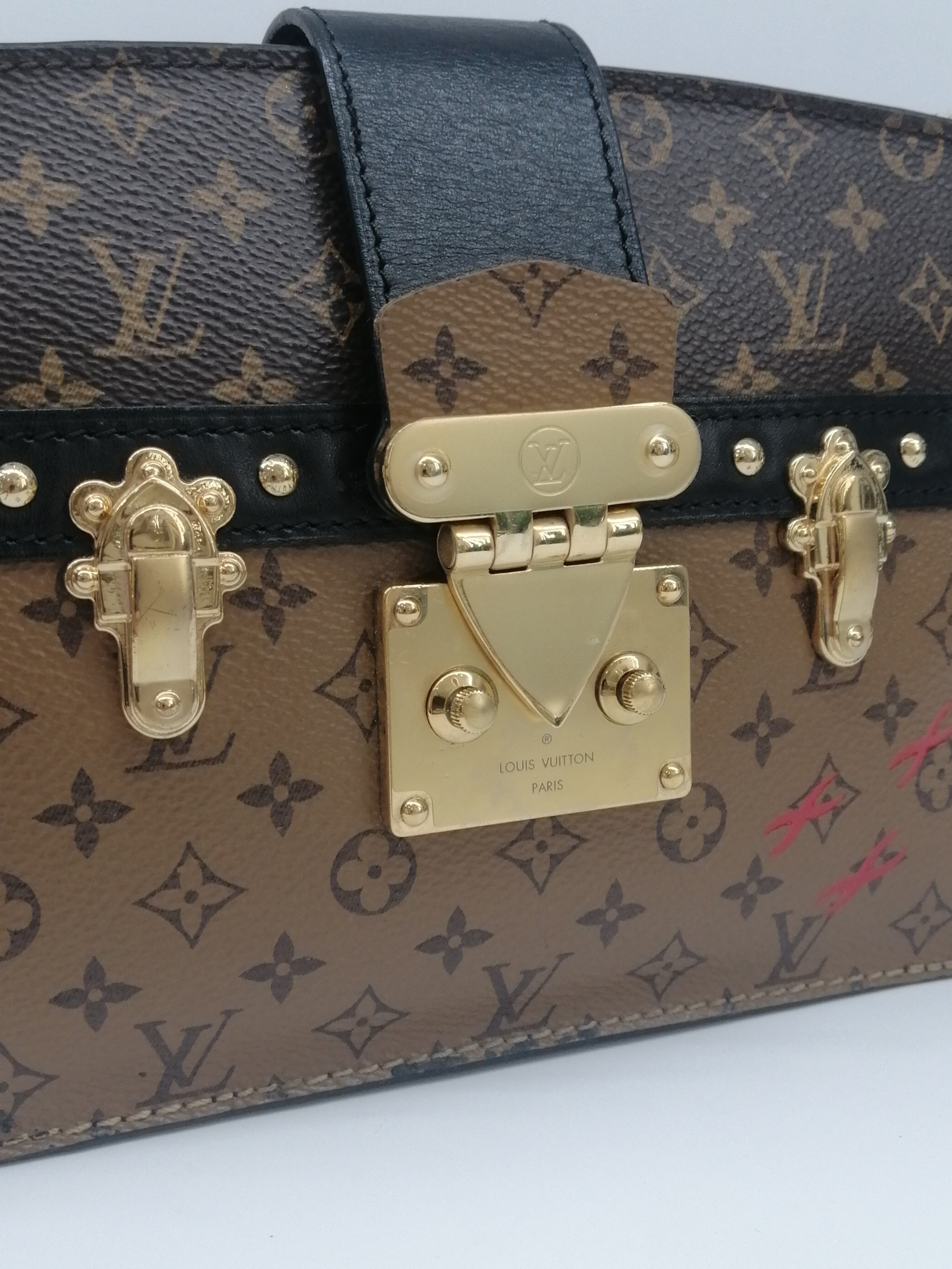 LOUIS VUITTON TRUNK CLUTCH REVERSE