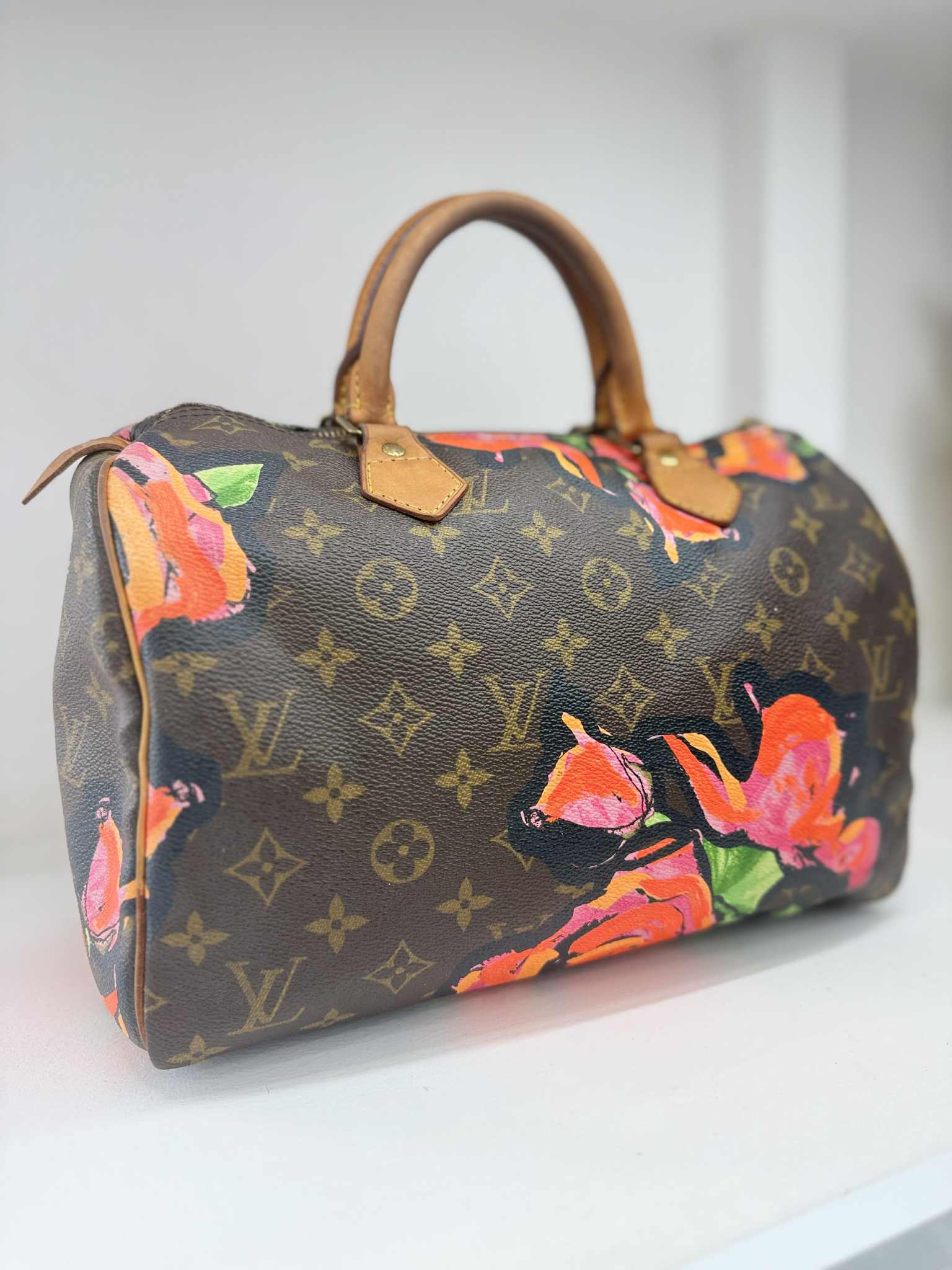 LOUIOS VUITTON SPEEDY 30 ROSES