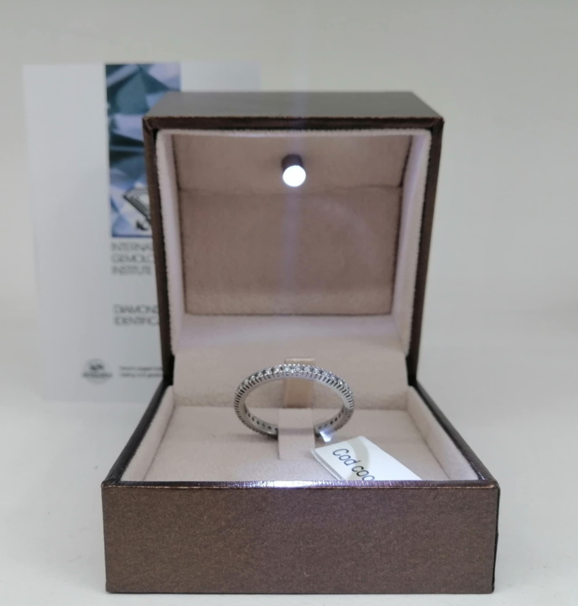 ANELLO VERETTA ETERNITY DIAMANTI