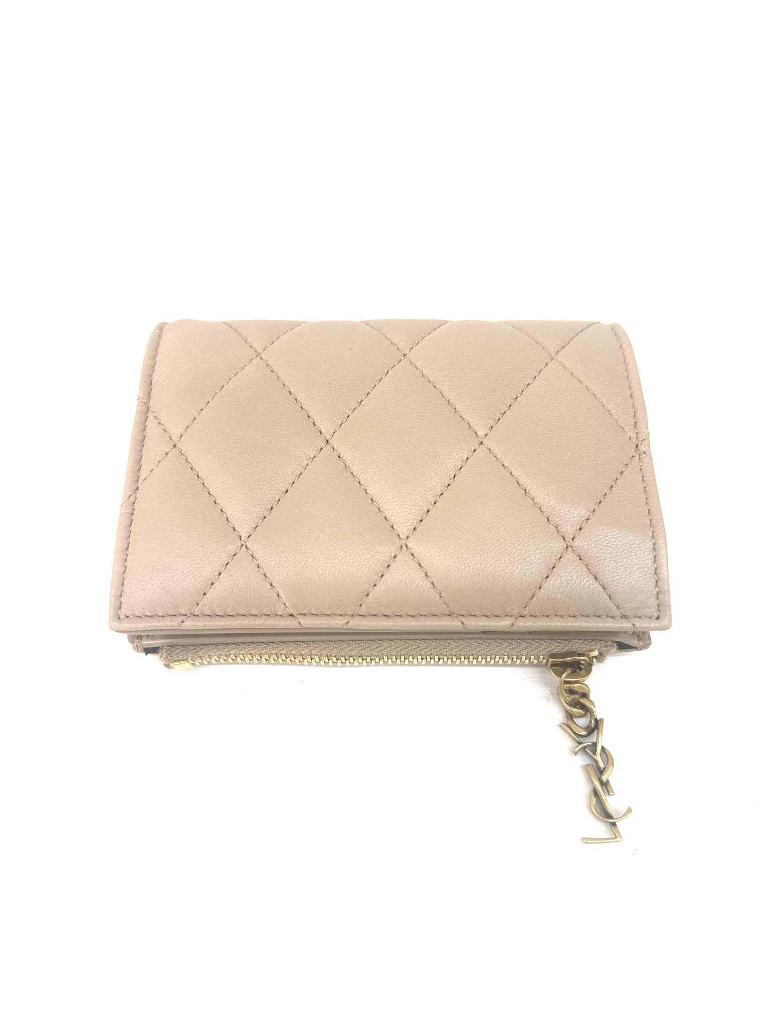 YSL PORTAFOGLI BI-FOLD IN PELLE D’AGNELLO