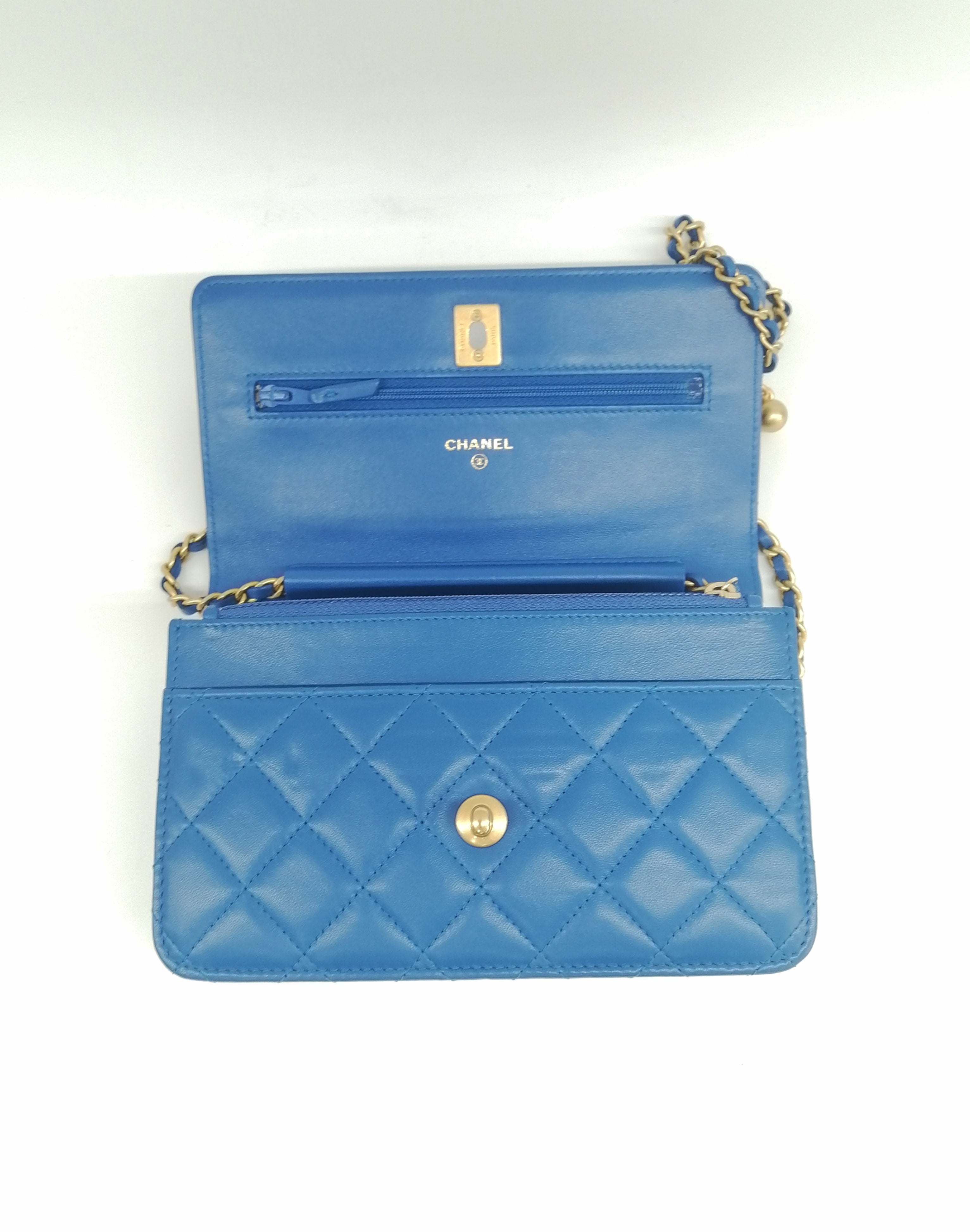 CHANEL WALLET CHAIN PEARL CRUSH