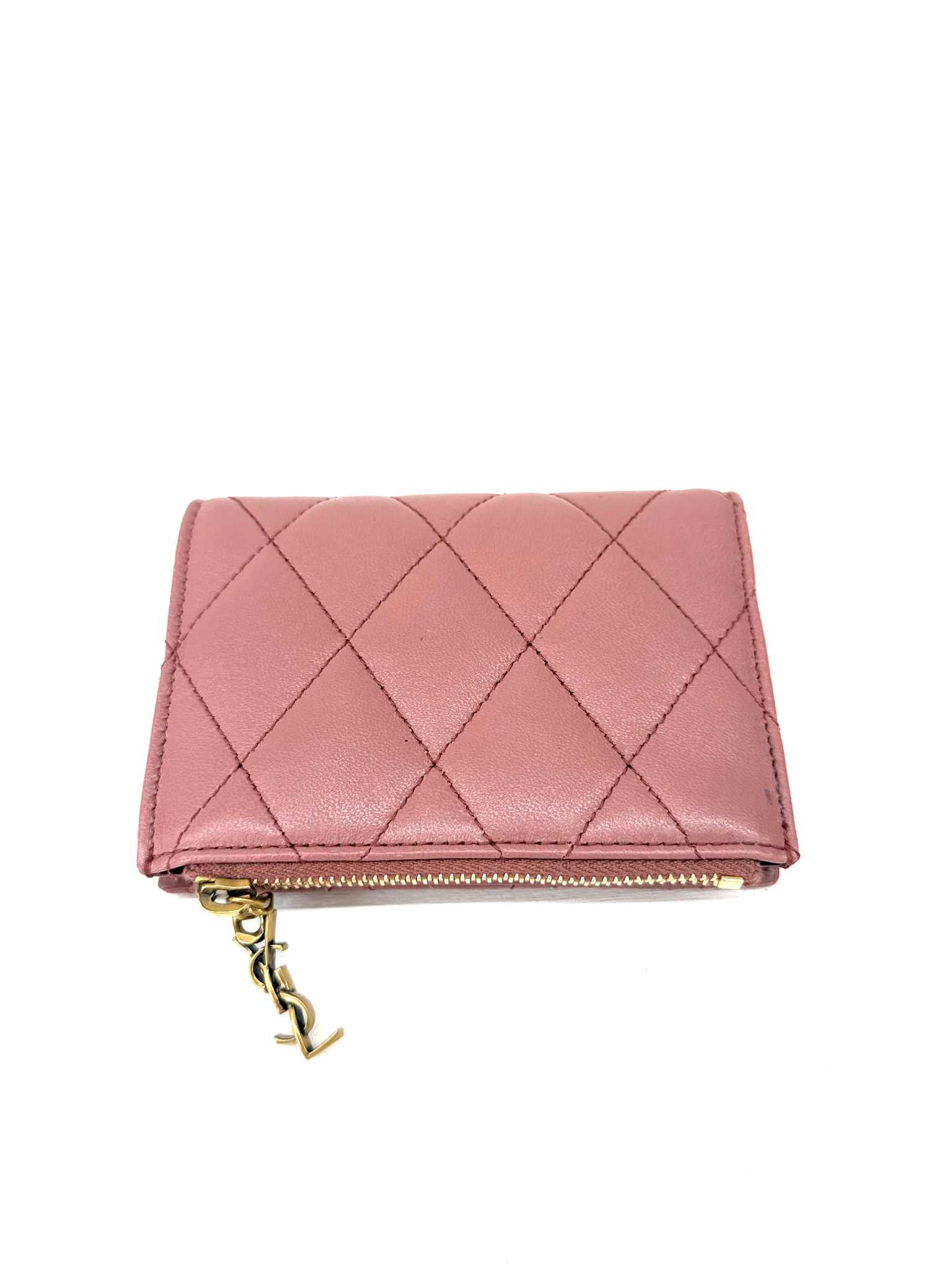 YSL  PORTAFOGLI BI-FOLD IN PELLE D’AGNELLO