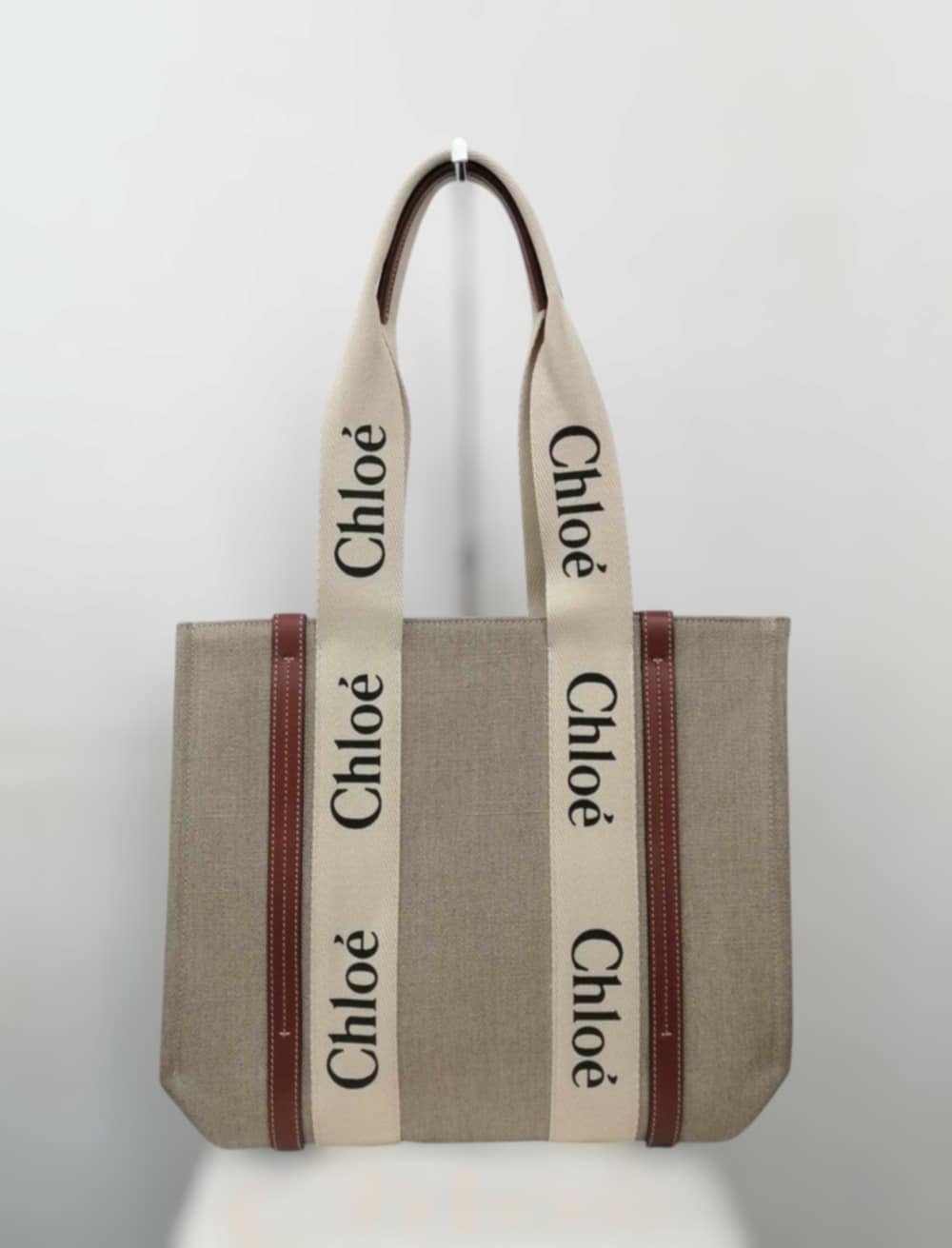CHLOE' TOTE BAG WOODY IN LINO